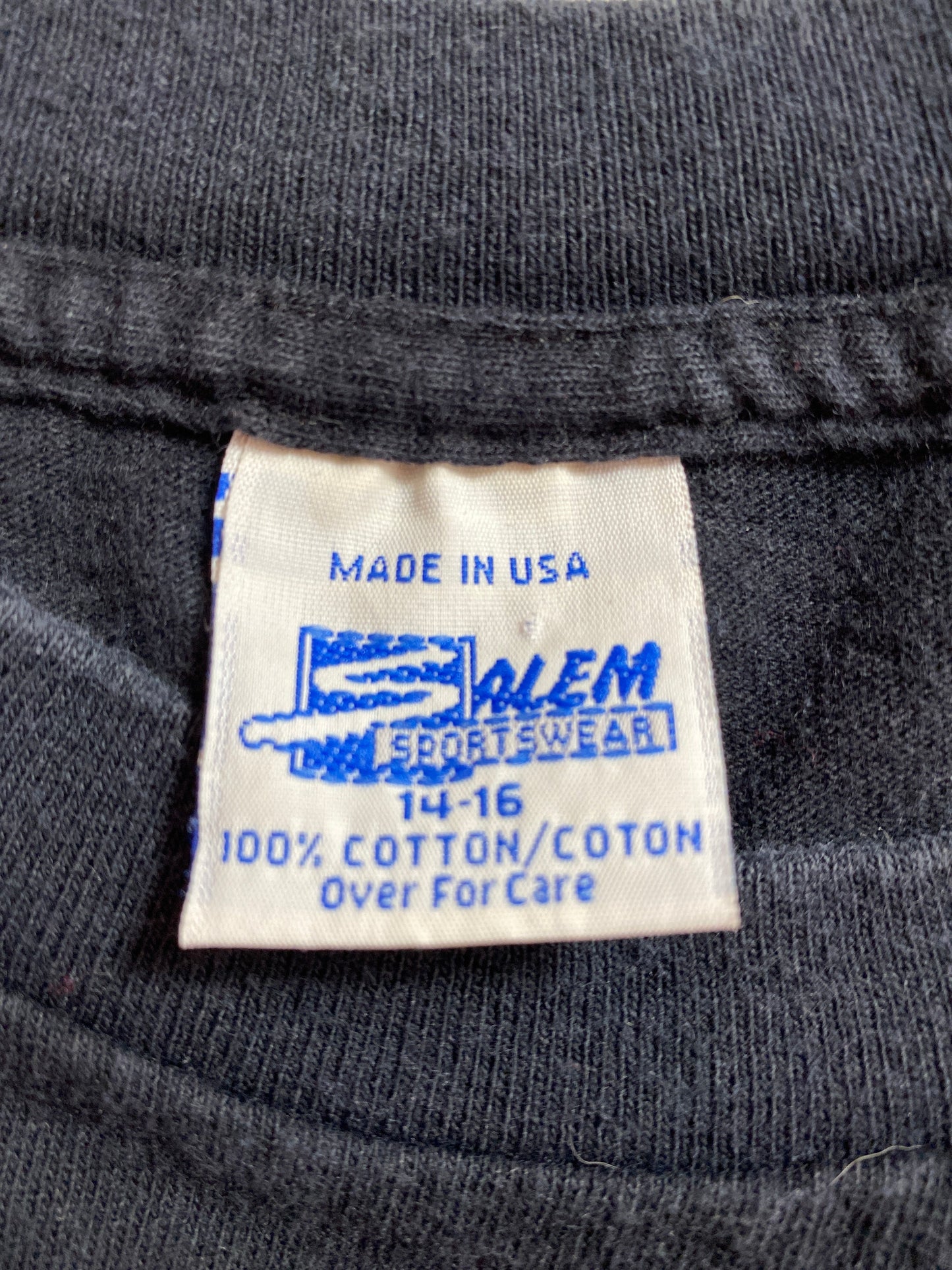 1992 SALEM x CHICAGO BULLS Made in USA Size Ladies (Approx.S) Vintage NBA T- shirt / A333