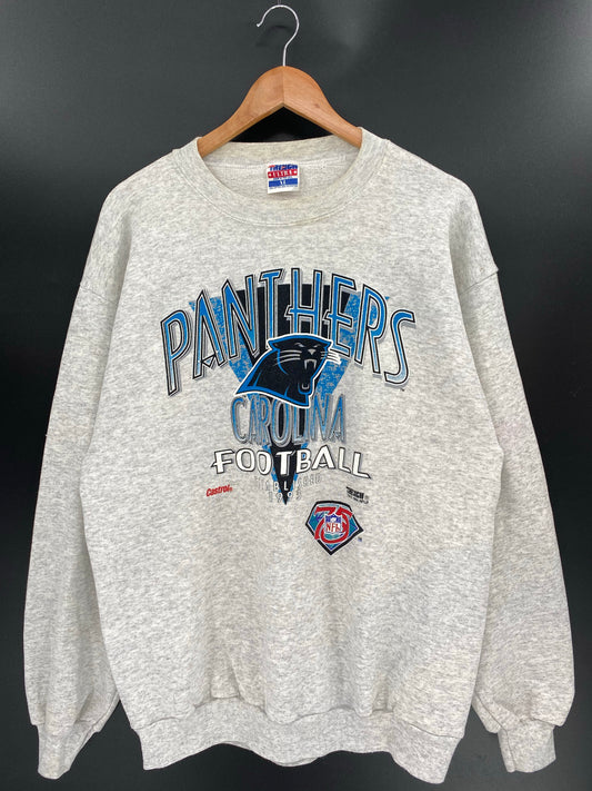 1994 CAROLINA PANTHERS Size XL Vintage  NFL Sweat-Shirt / K4149