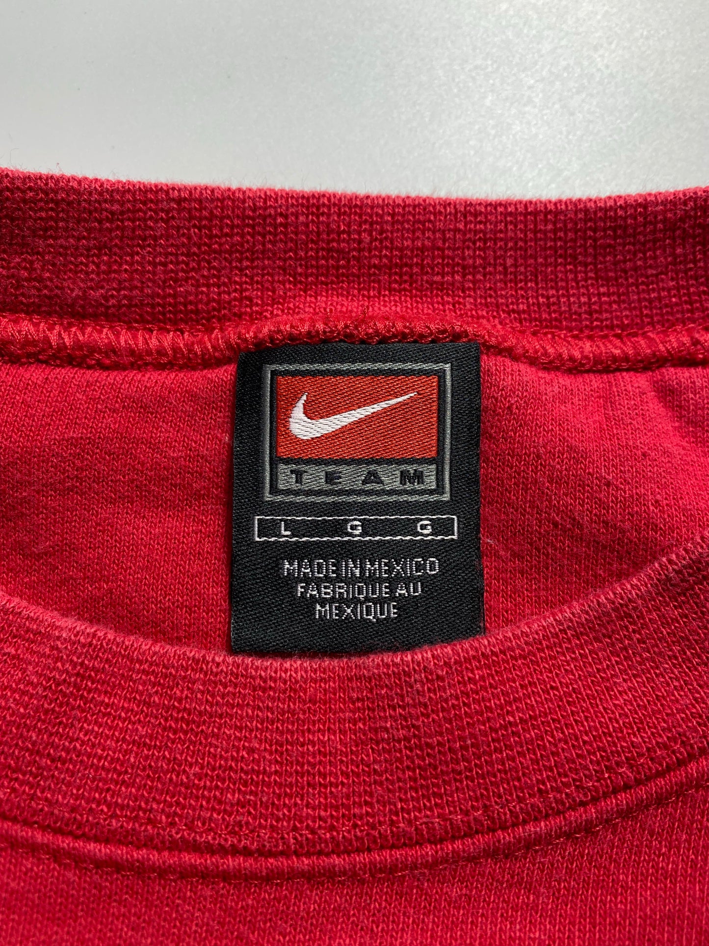 00’ NIKE RUTGERS SCARLET KNIGHTS Size L Vintage Sweat-shirt / K6213