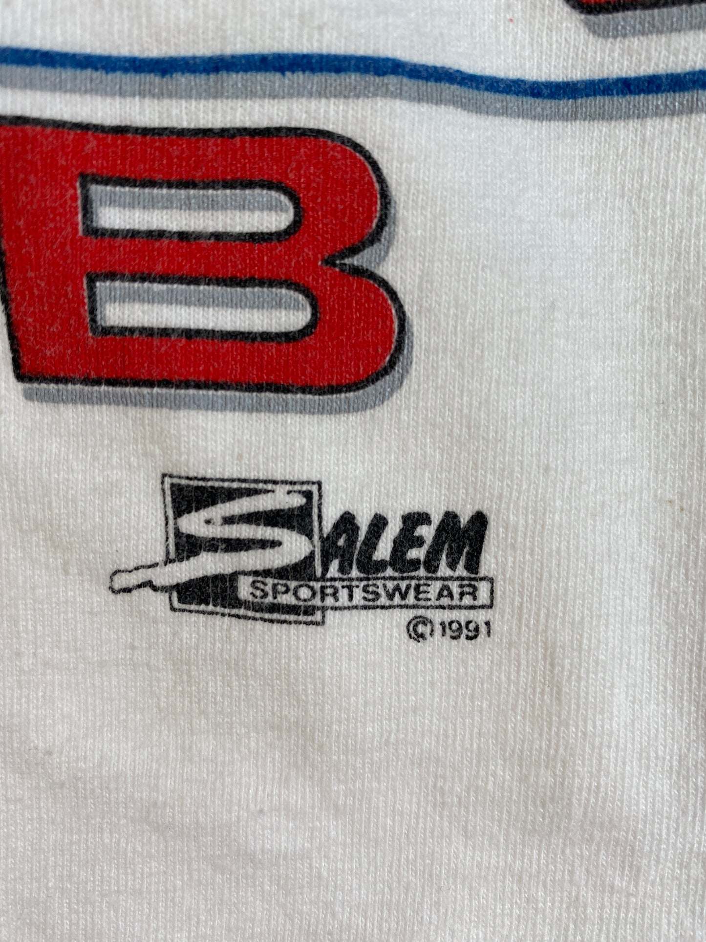 1991 SALEM CHICAGO BULLS (No tag) Approx. Size XL Vintage NBA T-Shirt / A4832