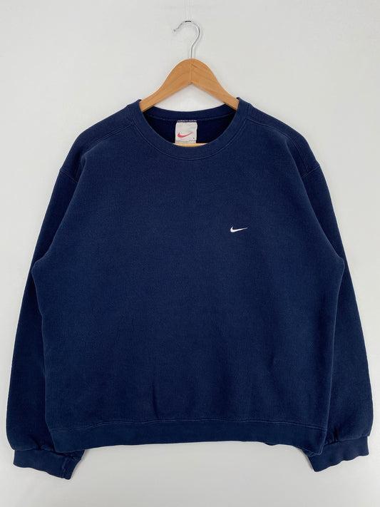 90’s NIKE MINI SWOOSH Size L Vintage Sweat-shirt / A6312