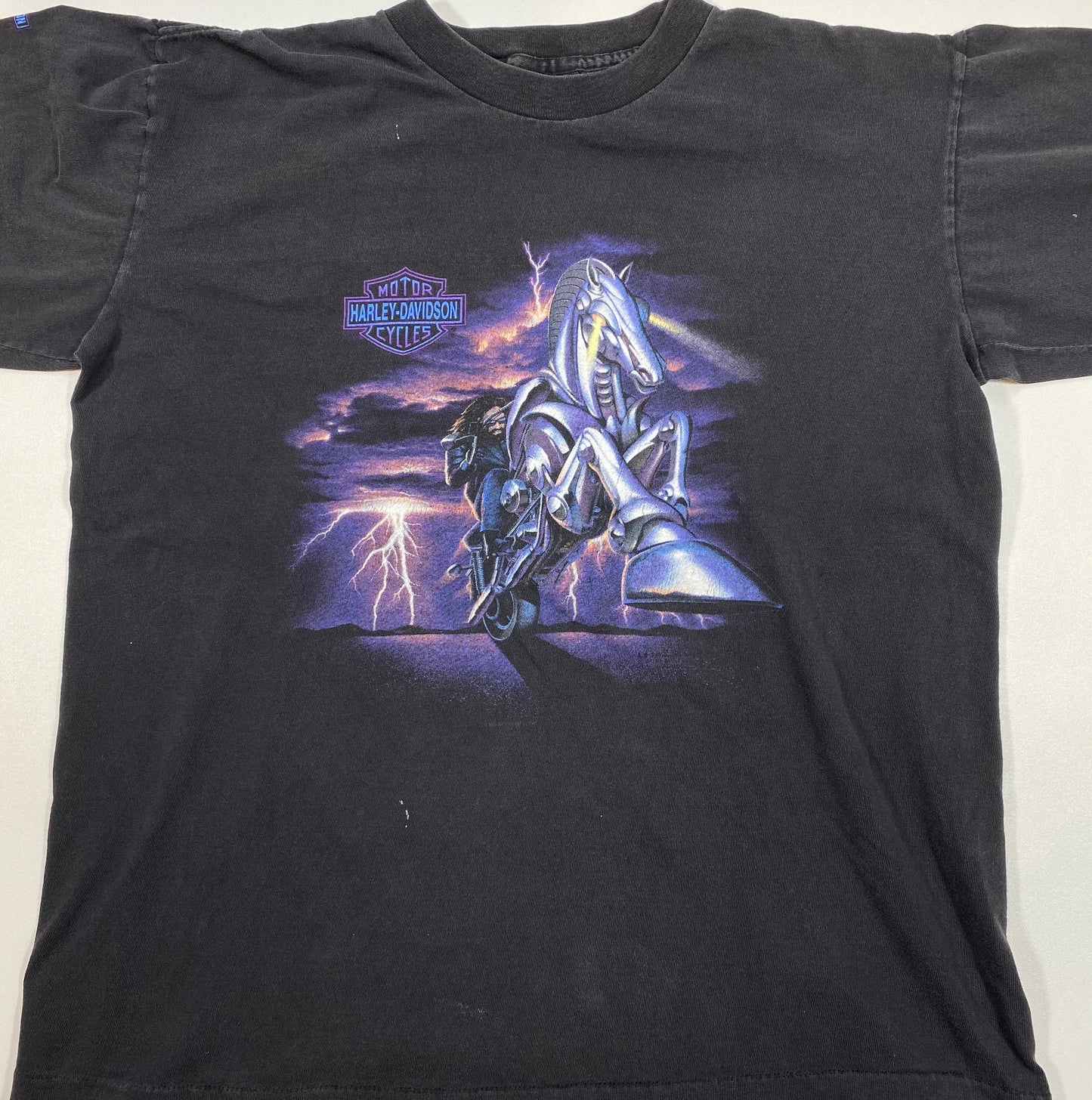 1995 Harley-Davidson Texas Dallas Made in USA Vintage Long Sleeve T-shirt / 4758