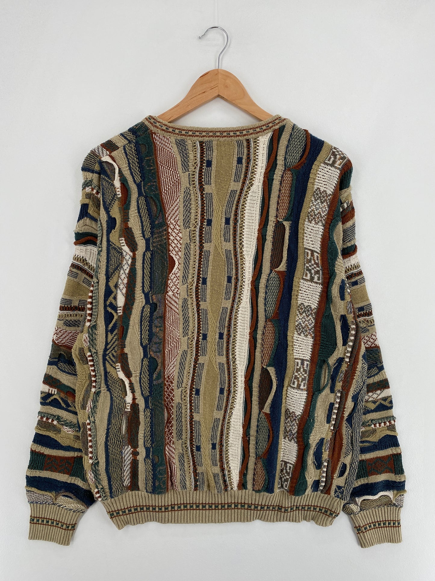 Vintage 3D COOGI- Style Size L Knit Sweater / E957