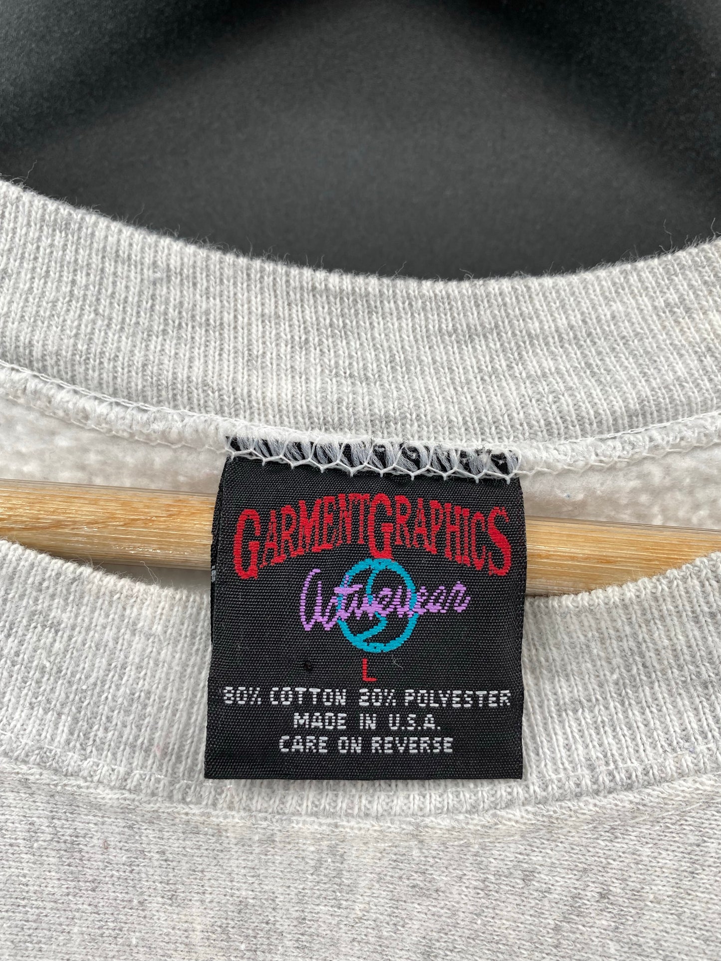 1994 GARFIELD KANSAS CITY CHIEFS Made in USA Size L Vintage NFL Sweat shirt / K5633