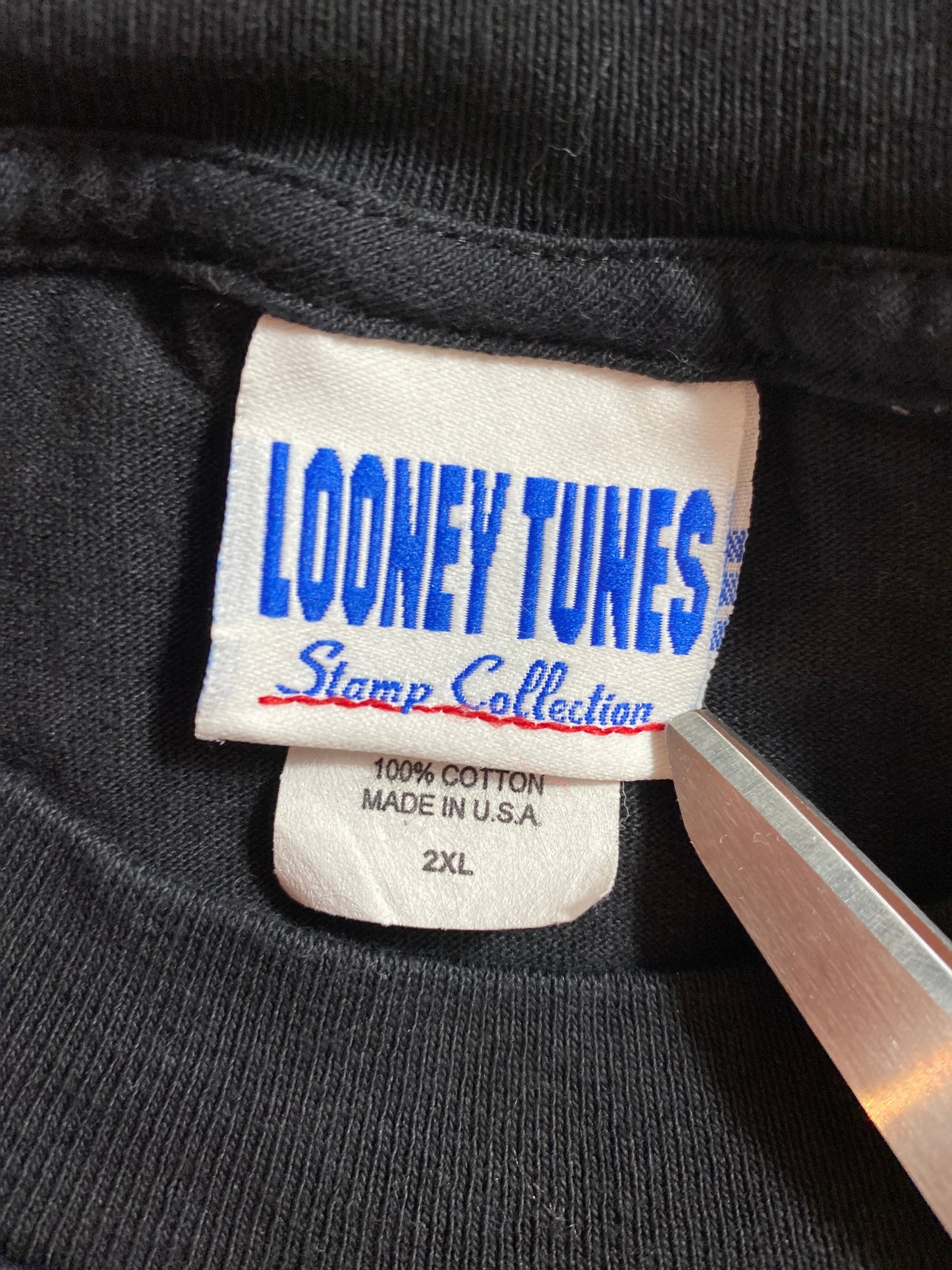 1997 LOONEY TUNES TWEETY x SYLVESTER Made in USA Size XXL Vintage T-Shirts / A602