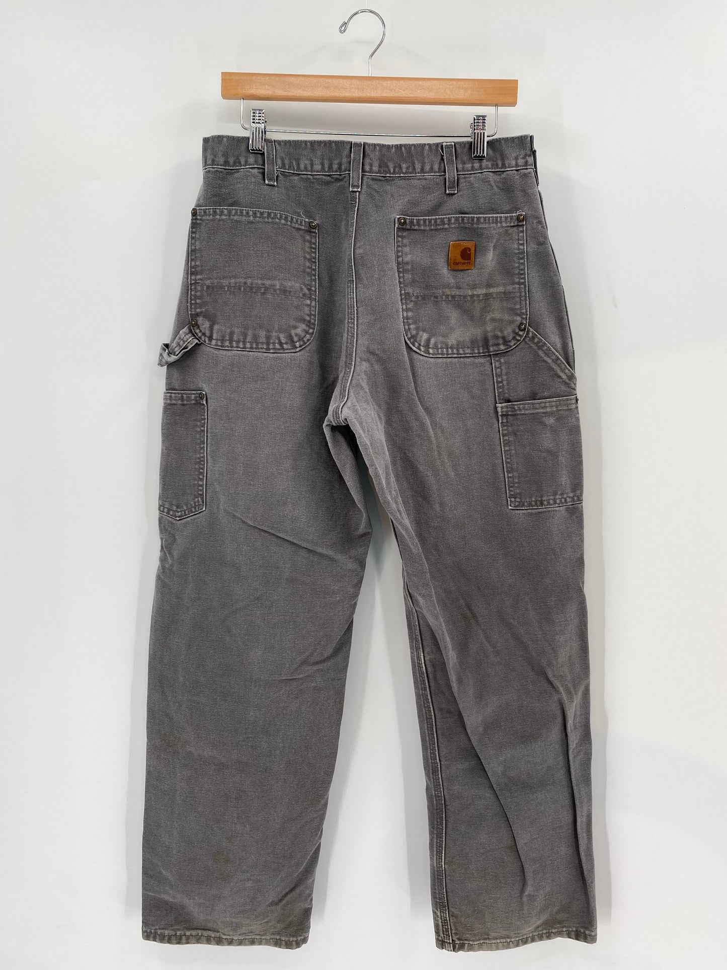 Vintage CARHARTT Size 34x32 Double Knee Duck Pants / K6522
