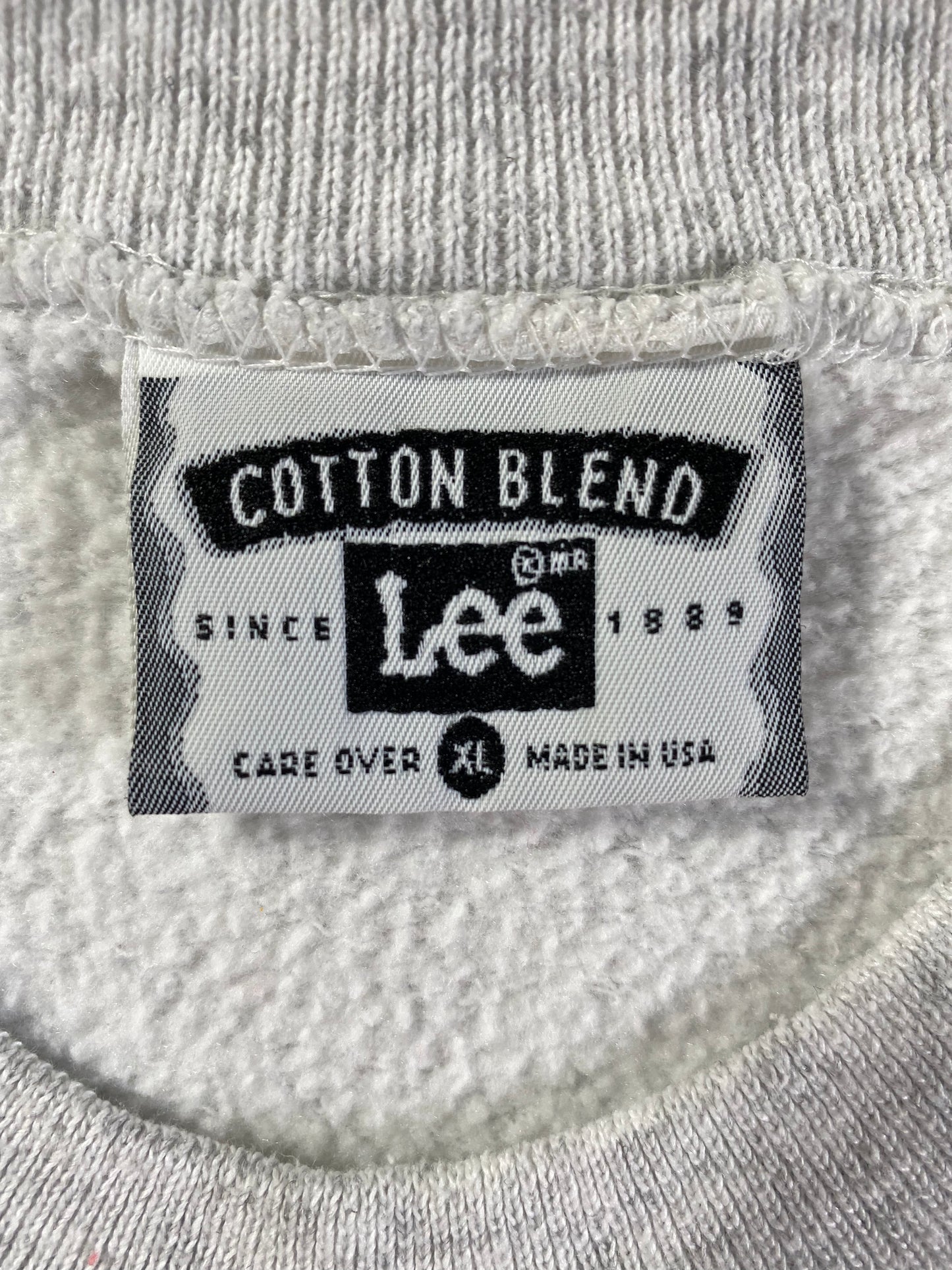 1993 LOONEY TUNES TAZ x GEORGE TOWN Made in USA Size XL Vintage College Sweat-shirt / A898