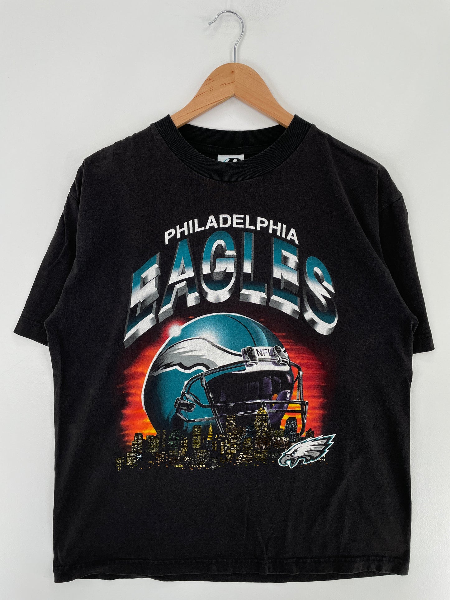 90’s PHILADELPHIA EAGLES Size L Vintage NFL T-Shirt / E4704T