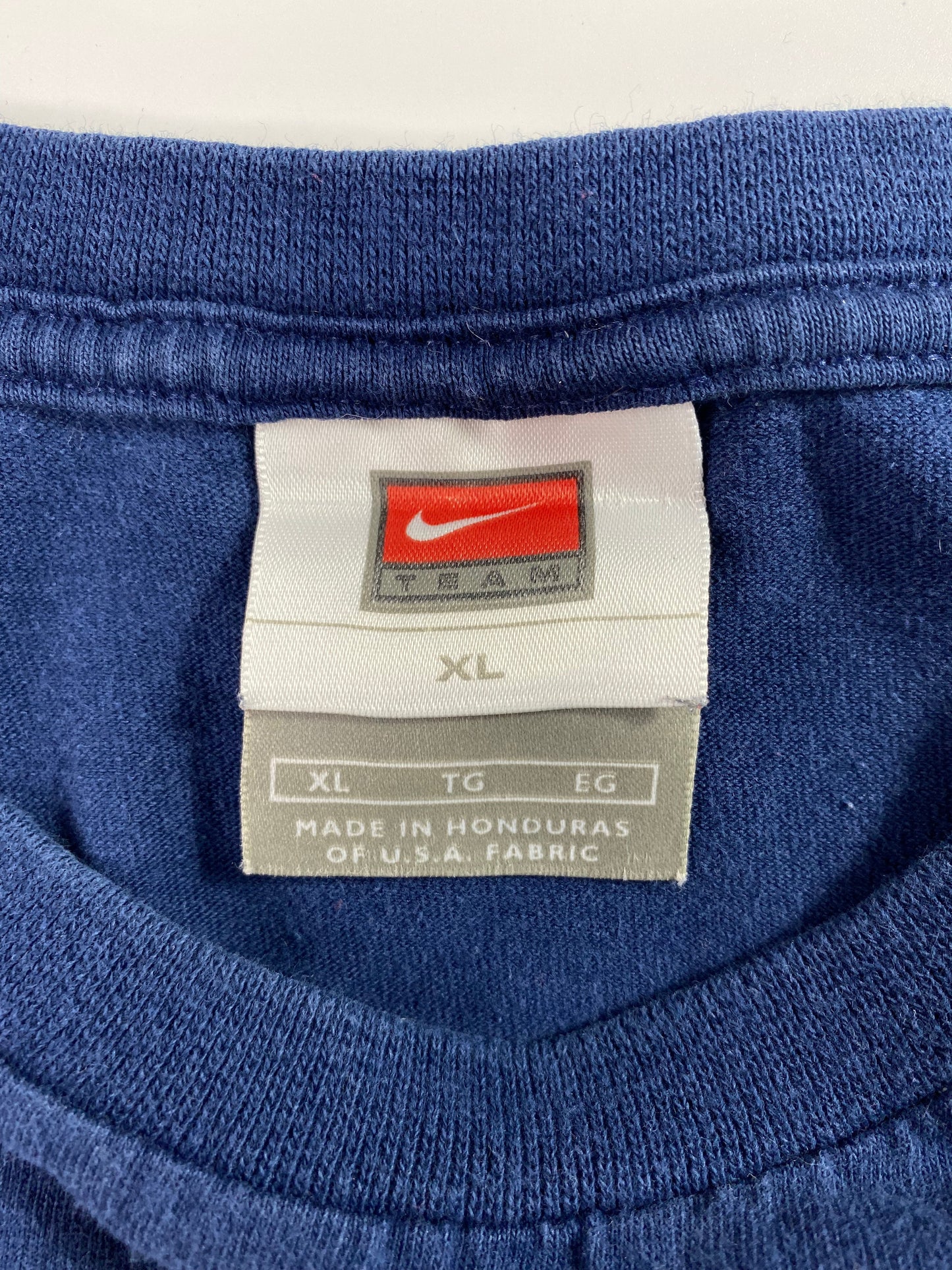 00' NIKE x ILLINOIS FIGHTING ILLINI Size XL Vintage College T-Shirt / E5670T