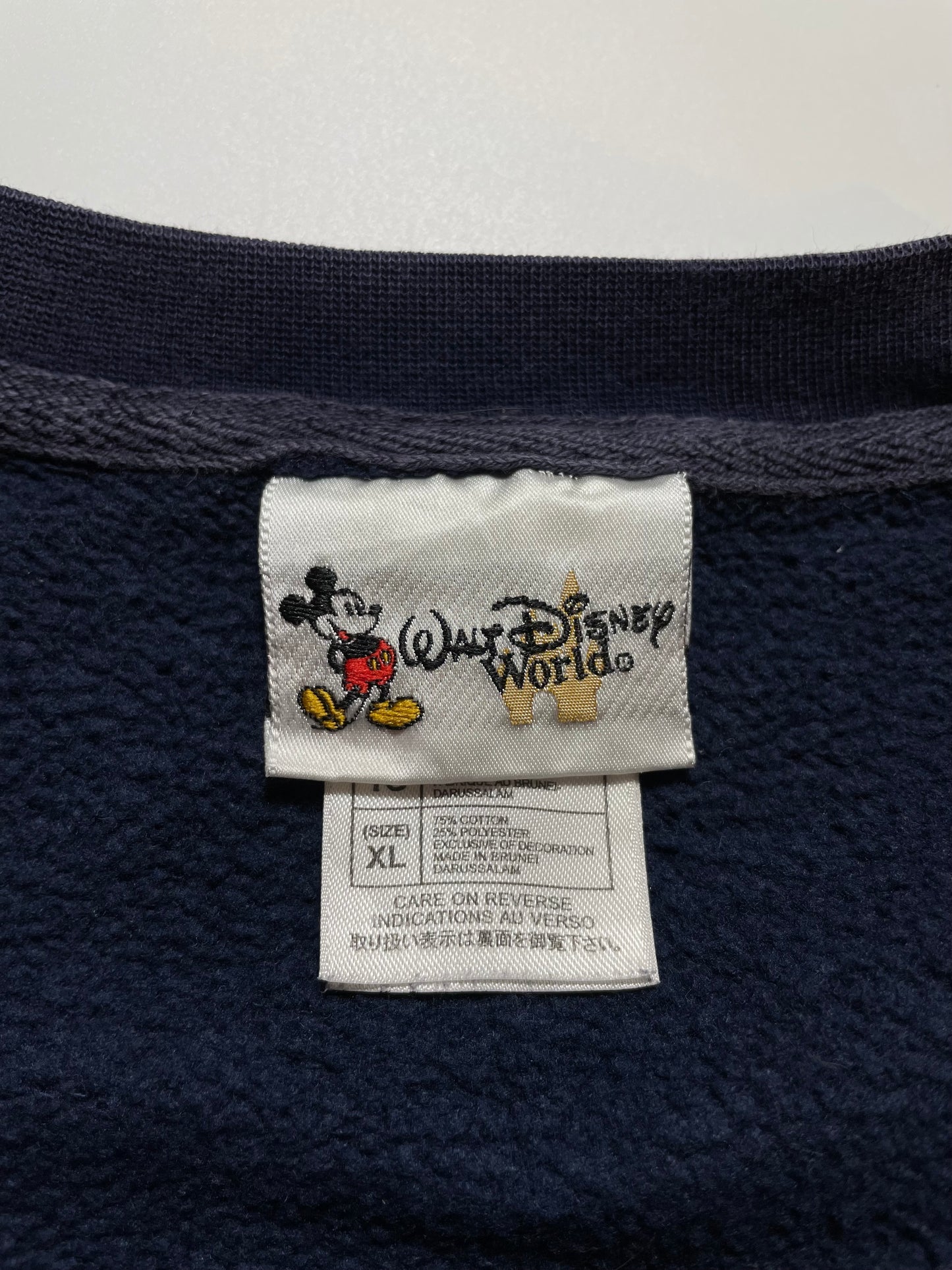 00' WALT DISNEY WORLD MICKEY Size XL Vintage Sweat-shirt/ K5406