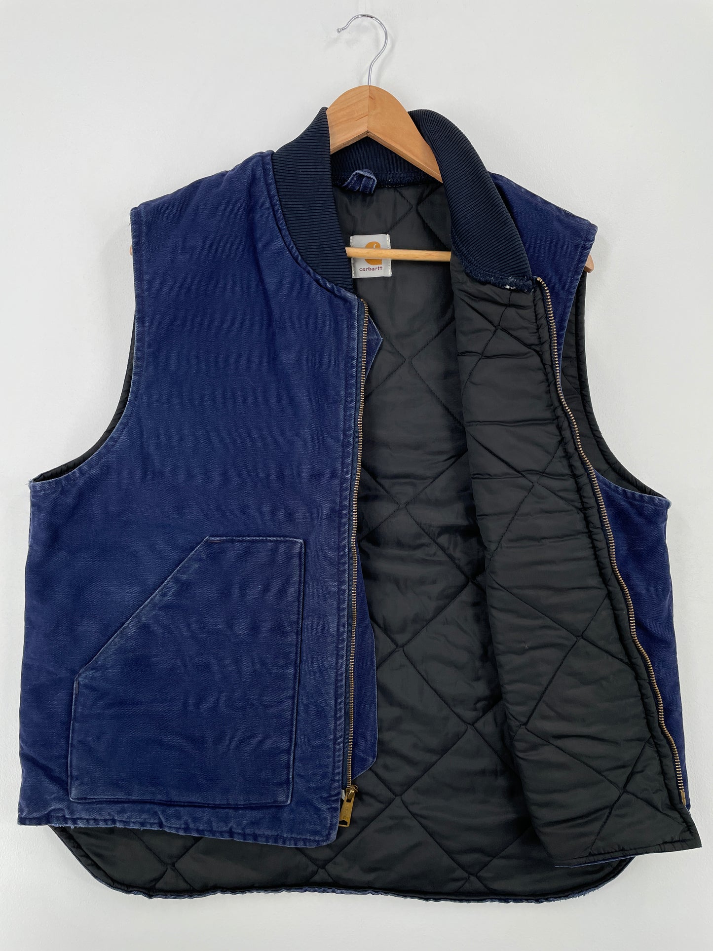Vintage CARHARTT Size Approx.XL Duck Vest / A8643