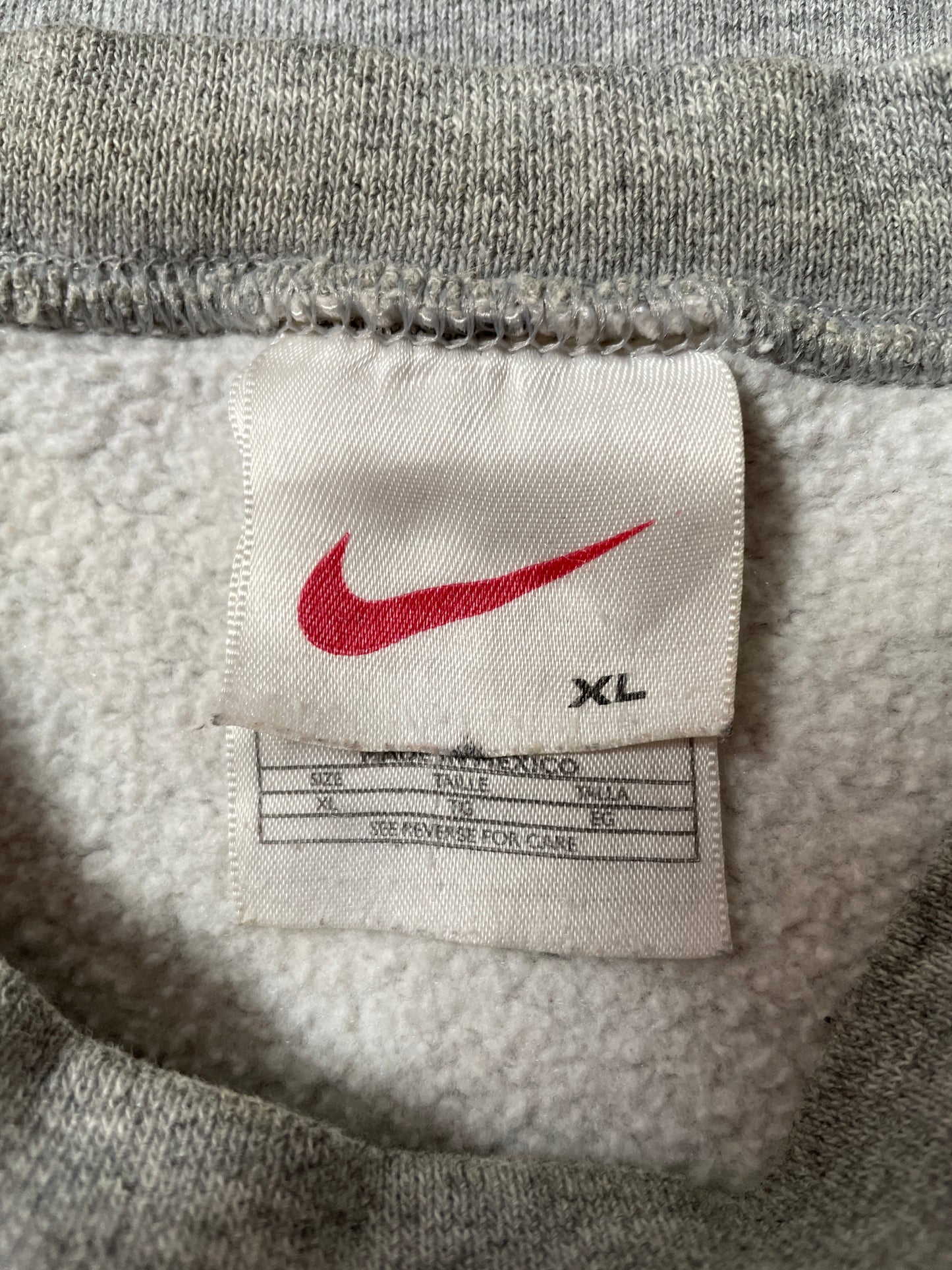 90’s NIKE MINI SWOOSH Size XL Vintage Sweat-Shirts / K2406