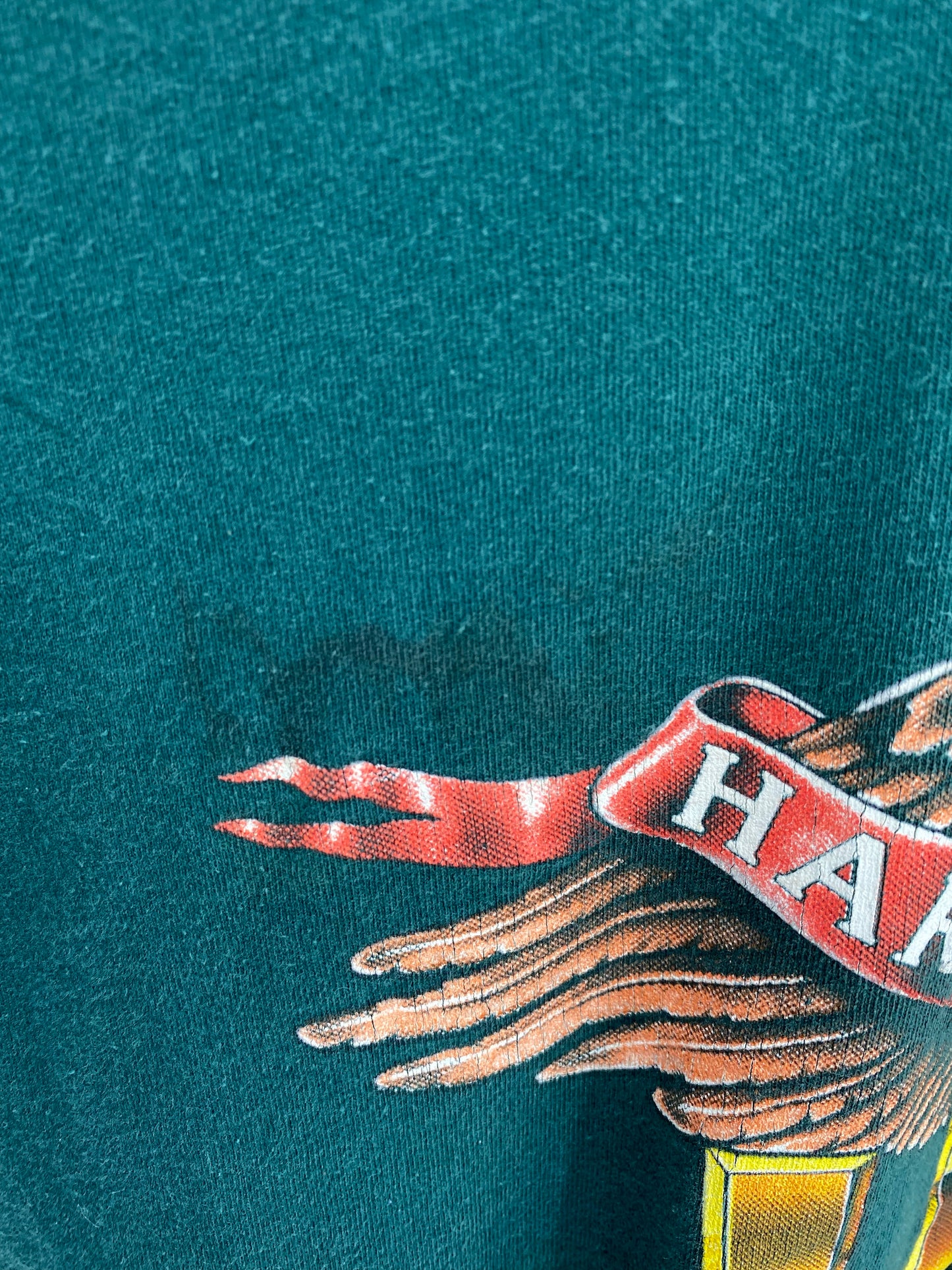 1989 HARLEY DAVIDSON Made in USA Size L Vintage T-Shirt / K4312