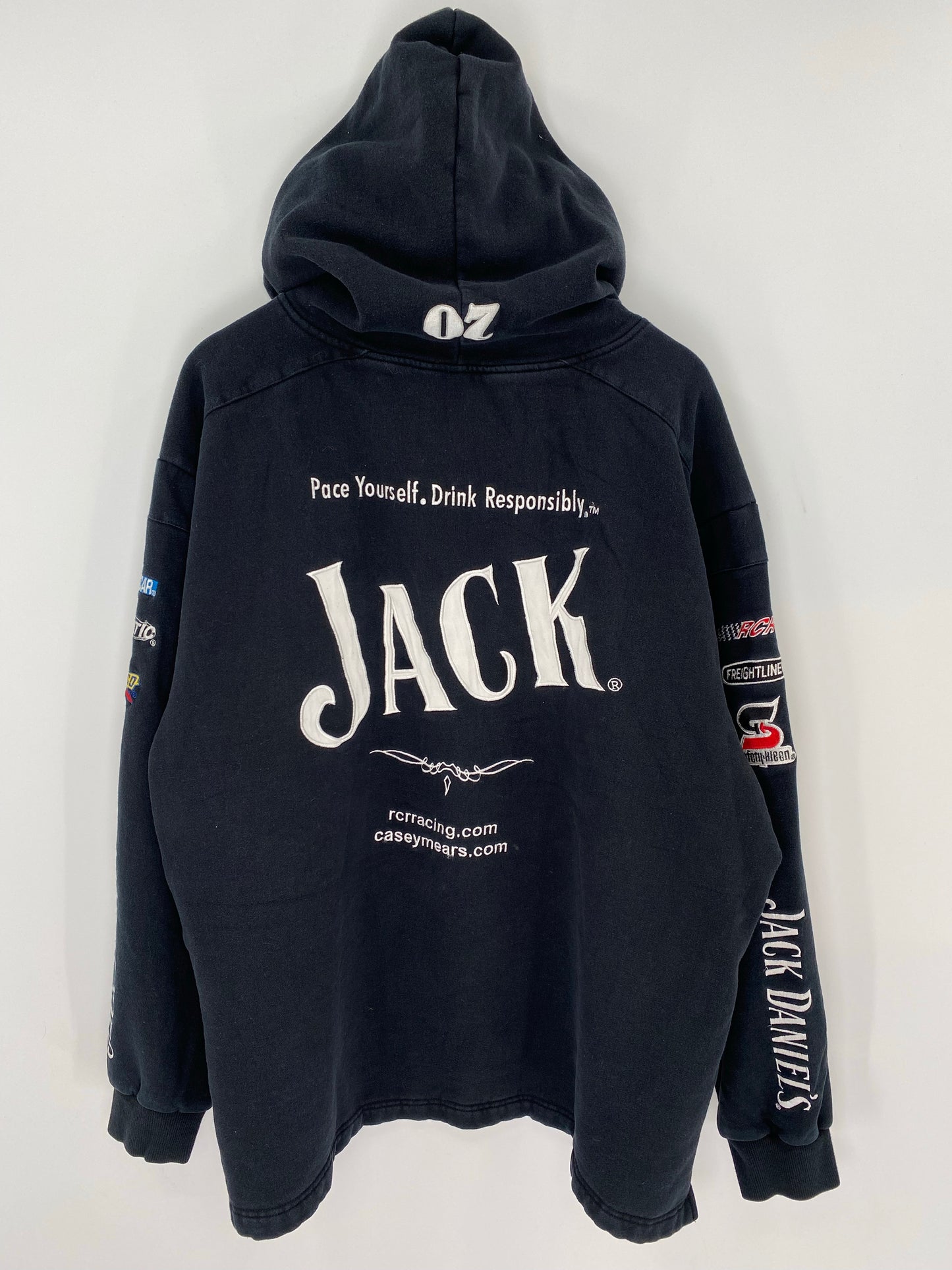 Vintage NASCAR JACK DANIEL'S x CLINT BOWYER Size XXXL Vintage Racing Sweat-shirt / K8721