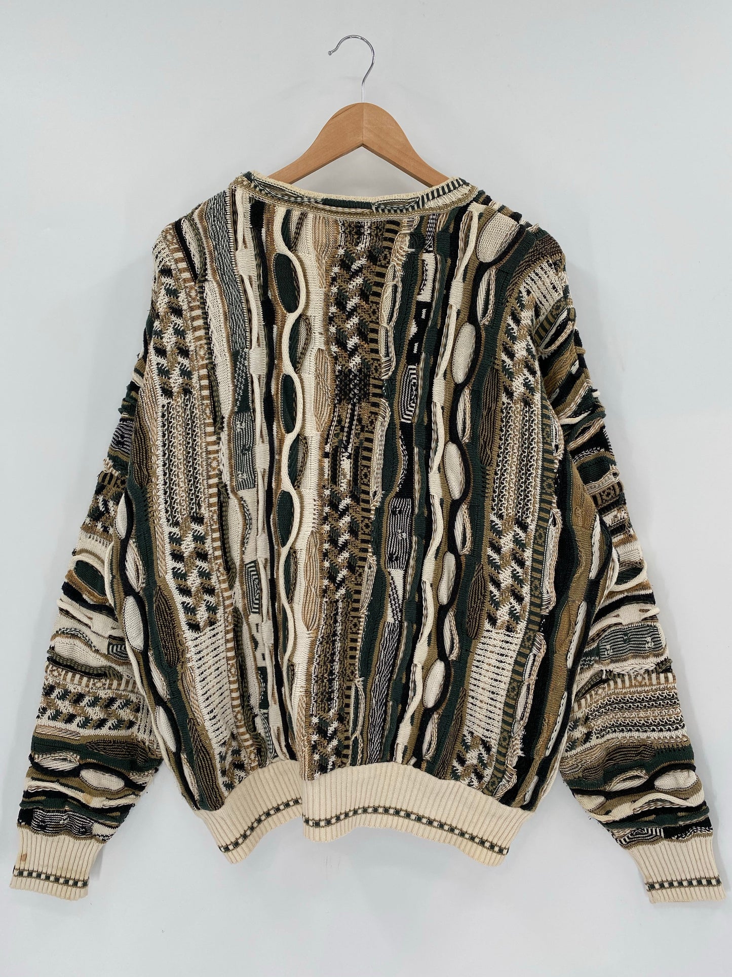 Vintage 3D COOGI- Style Size XL Knit Sweater / A7911