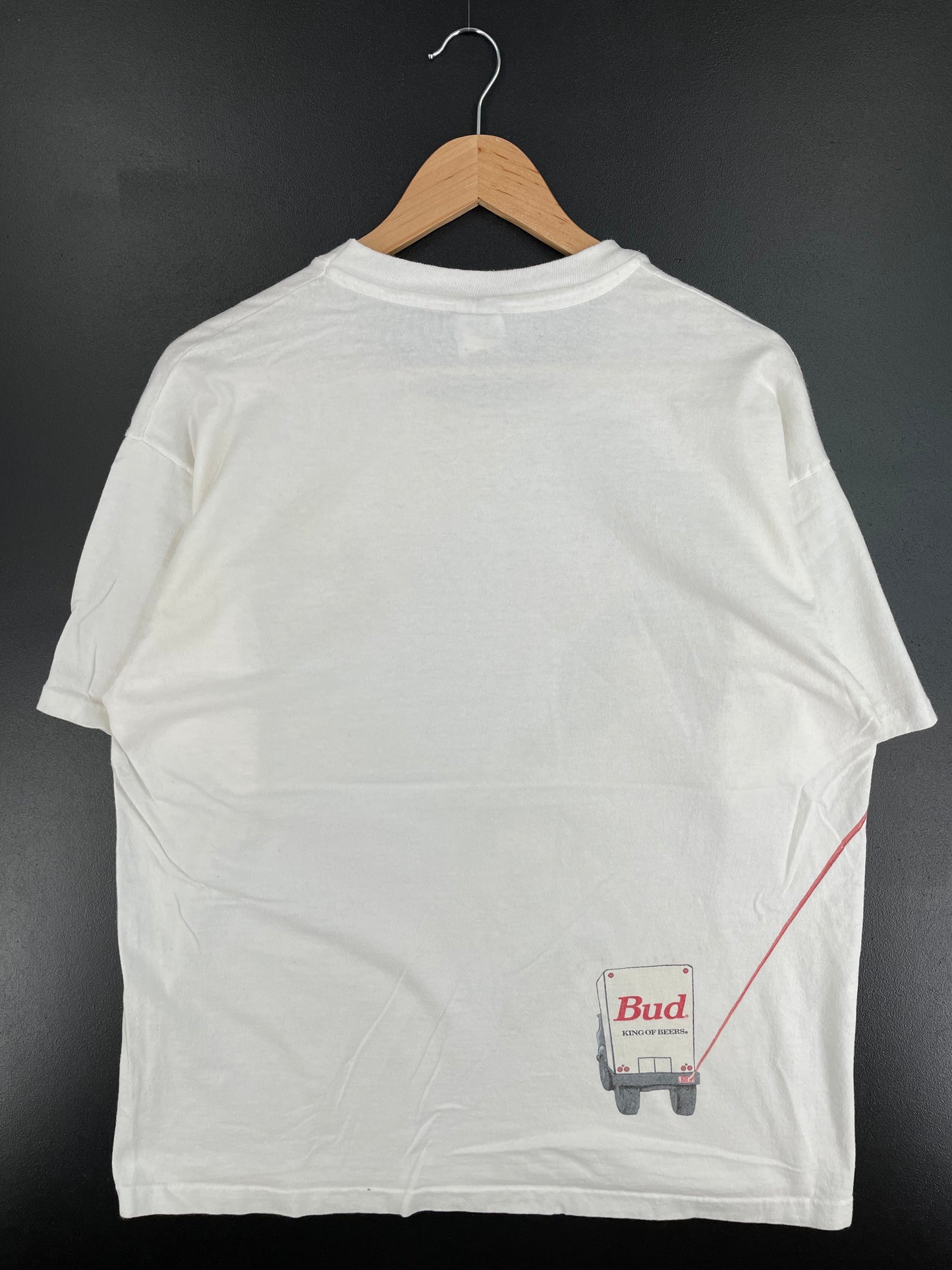 1995 BUDWEISER Made in USA Size XL Vintage T-Shirt / A2156