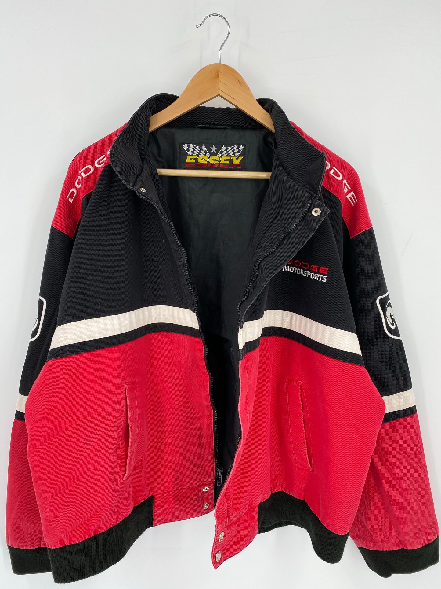 Vintage NASCAR DODGE MOTORSPORTS Size L Racing Jacket/ K6682