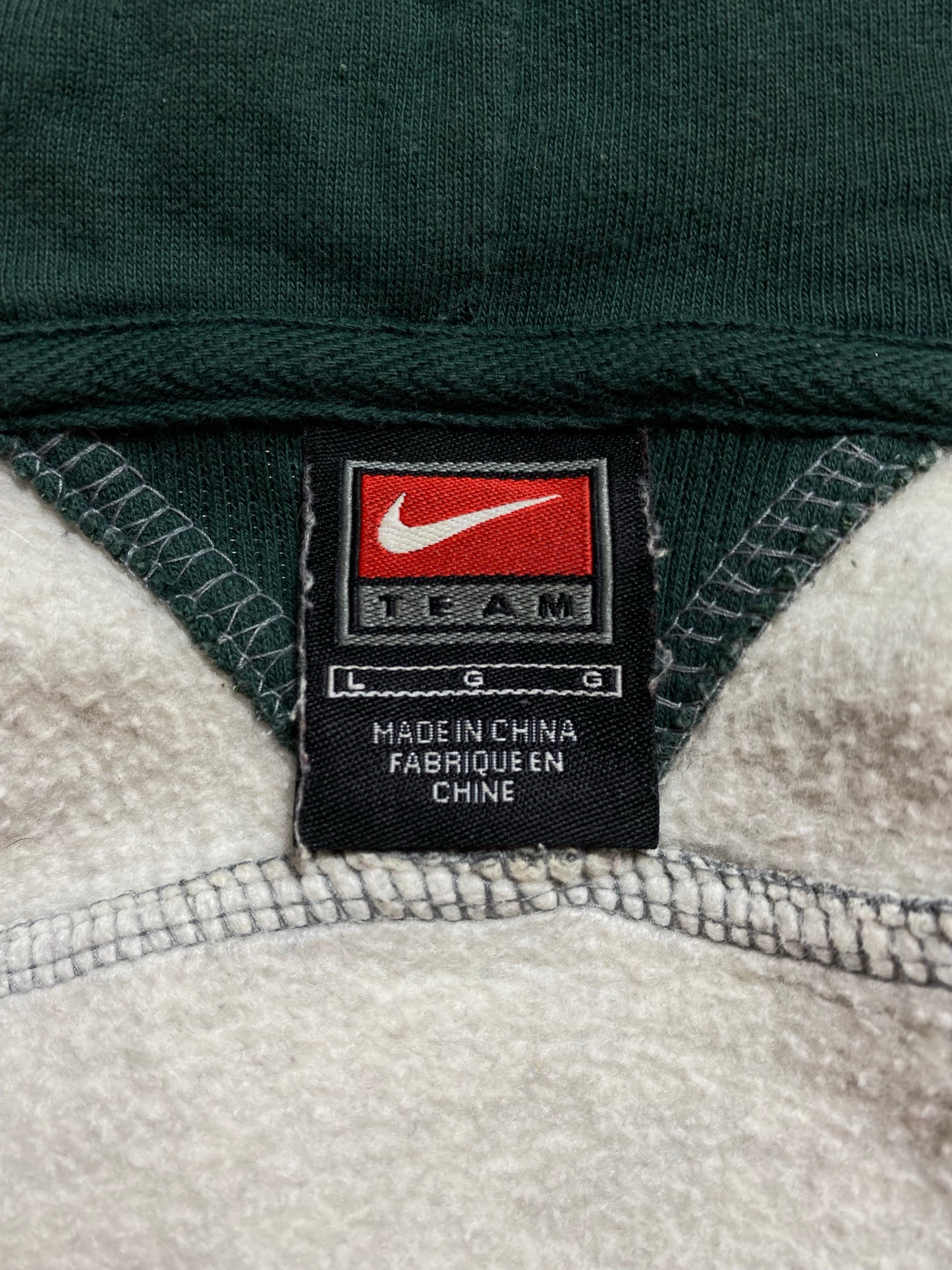 00’ NIKE OREGON Size L Vintage Hoodie Sweat-shirt / K5852