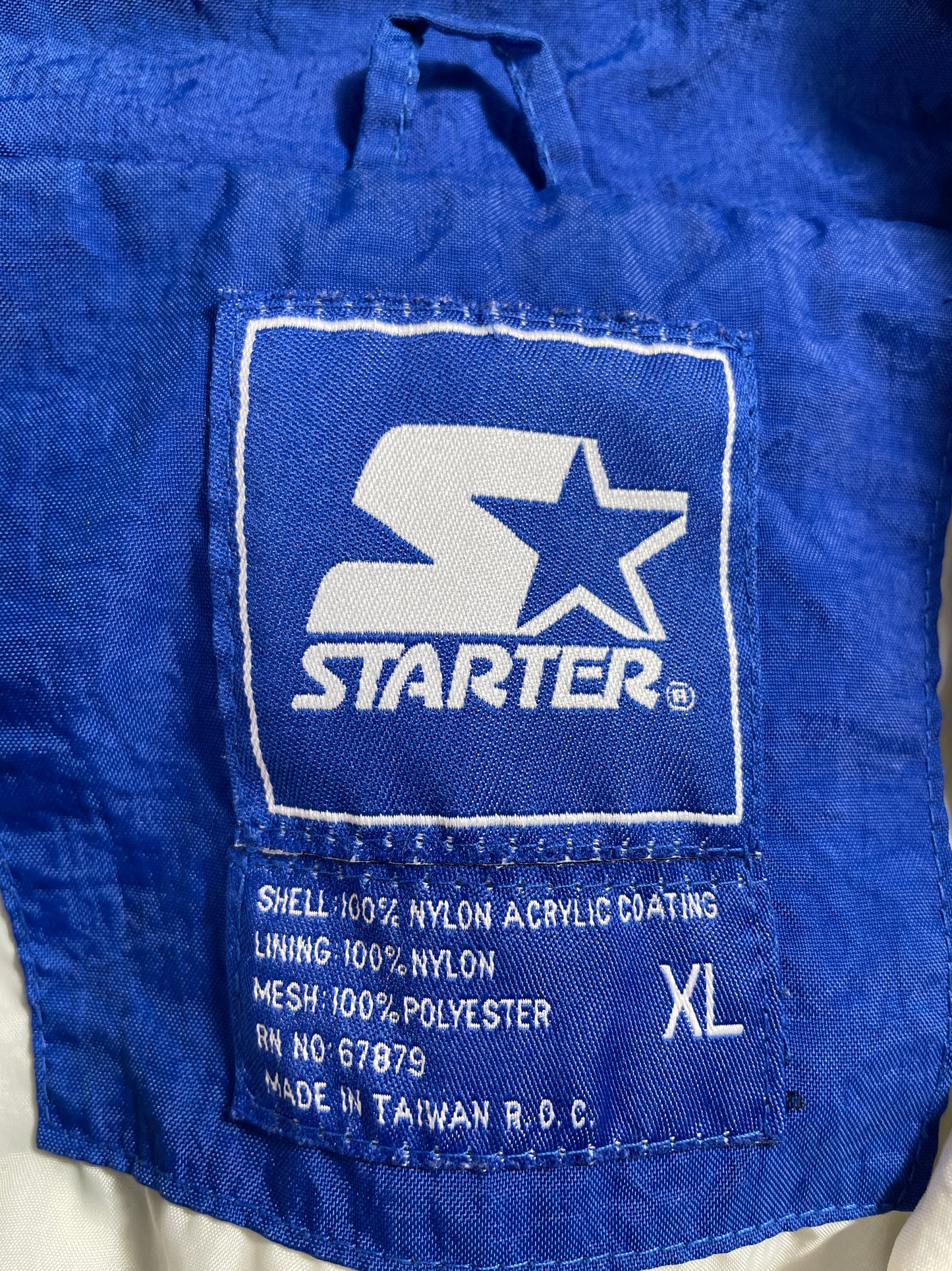 90’s STARTER x UNIVERSITY OF KENTUCKY Size XL Vintage College Nylon Jacket / E5766N