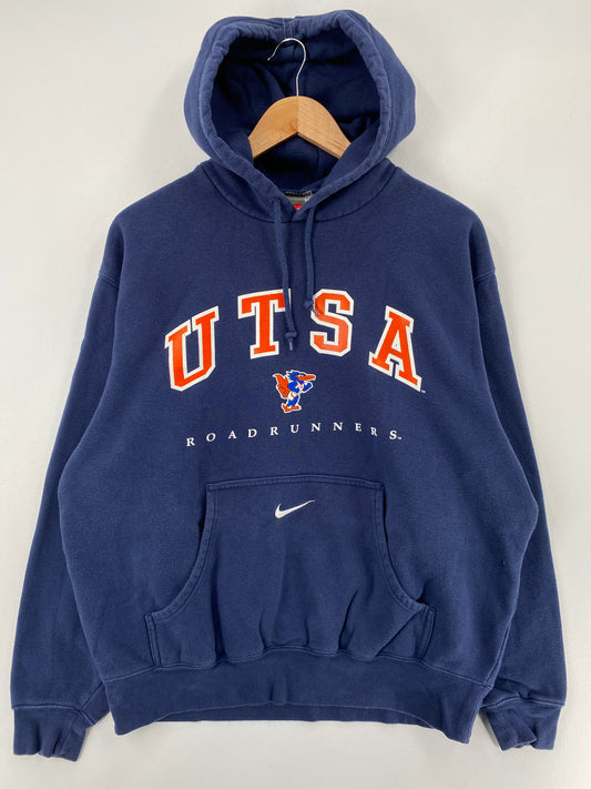 00' NIKE x UTSA ROADRUNNERS Size M Vintage College Hoodies Sweat-shirt / E2555S