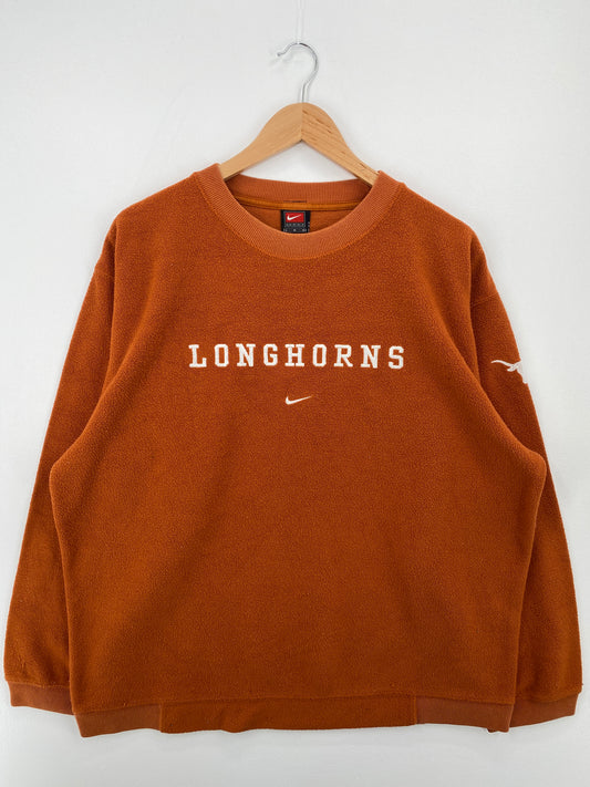 00' NIKE x TEXAS LONGHORNS Size L Vintage College Sweat-Shirt / A8235