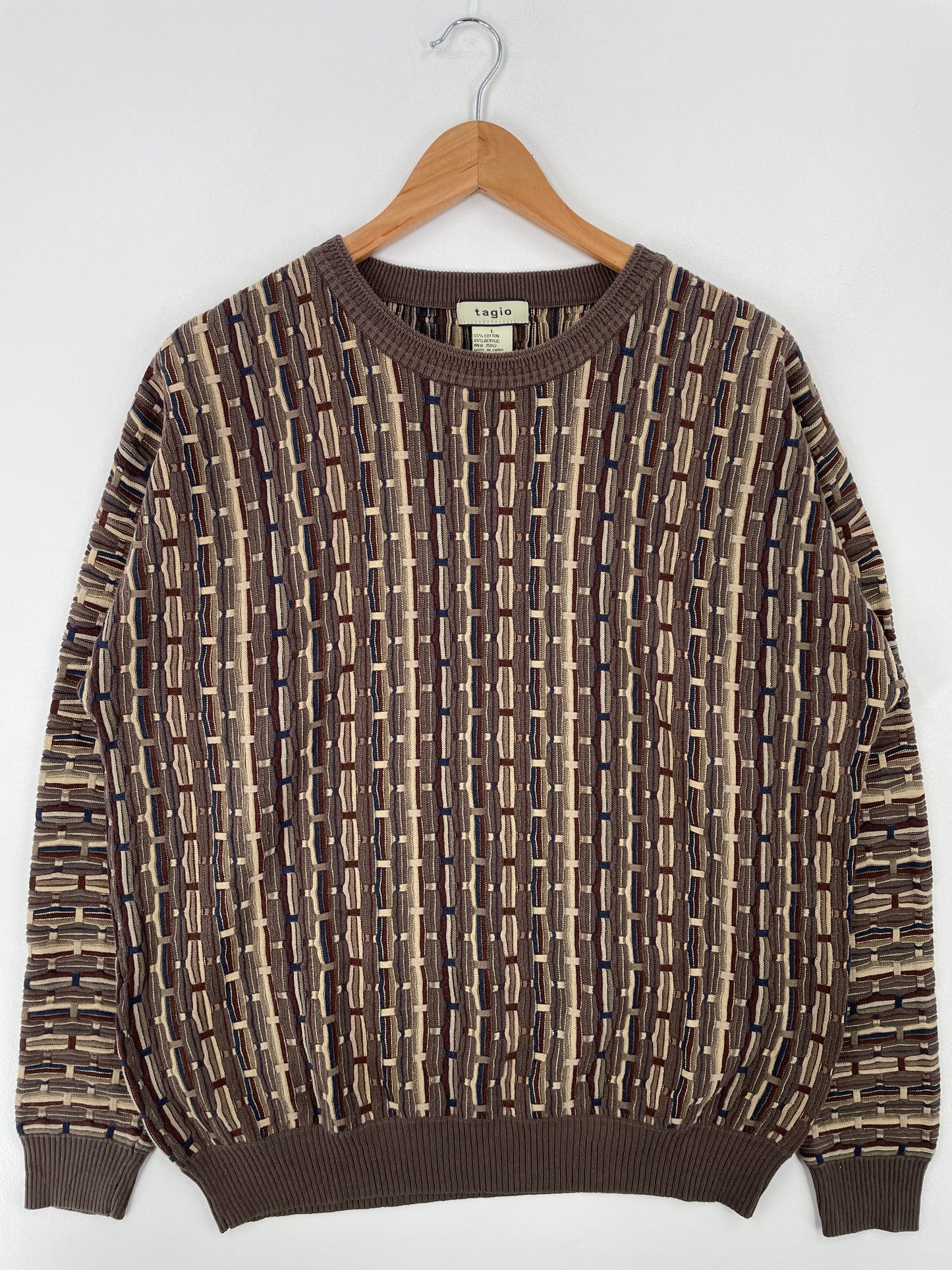 Vintage 3D COOGI- Style Size L Knit Sweater / A8948