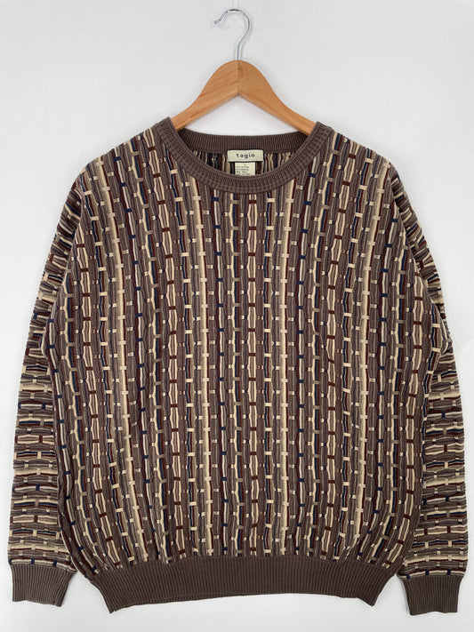 Vintage 3D COOGI- Style Size L Knit Sweater / A8948