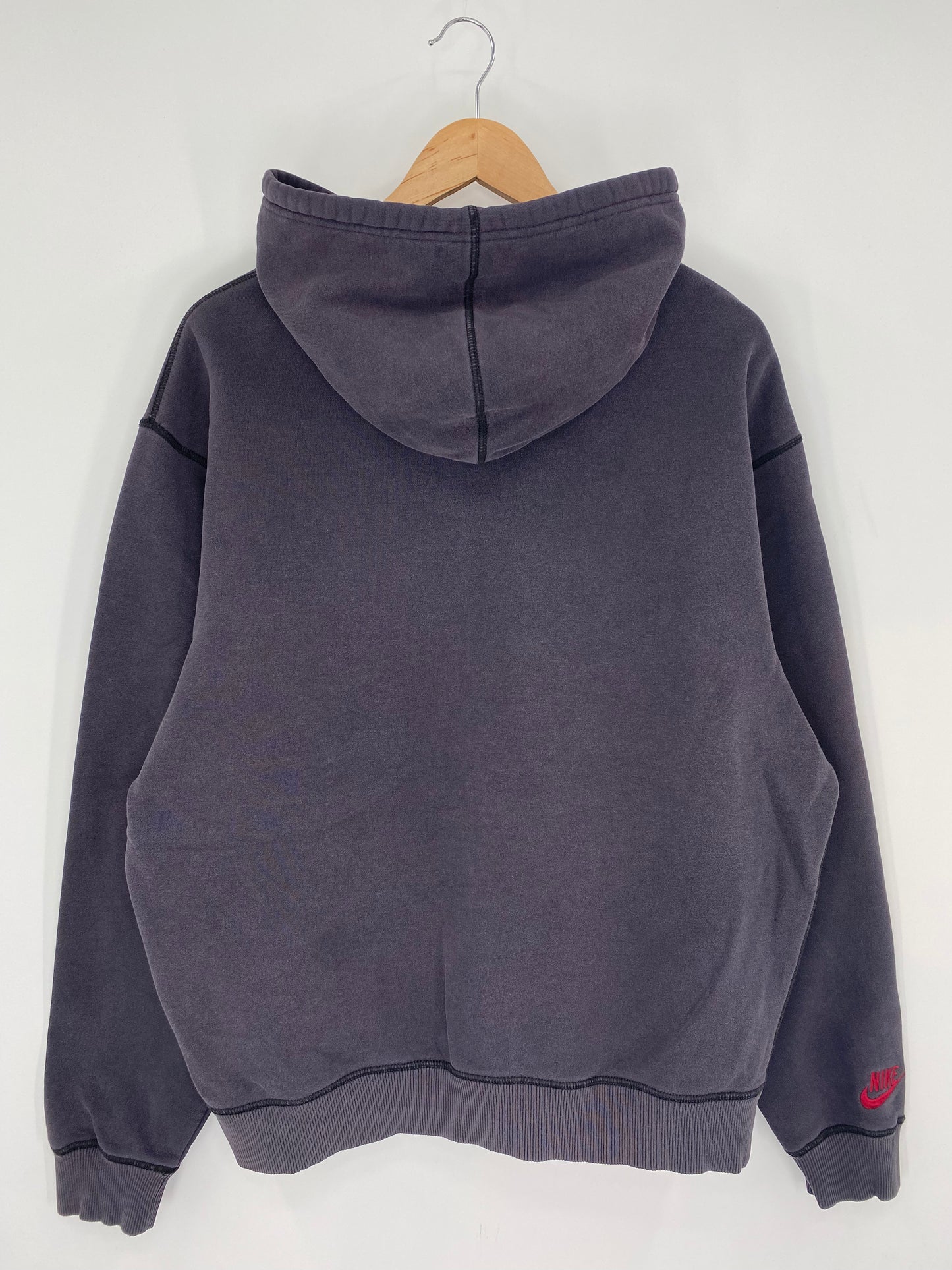 00' NIKE Size L Vintage Zip Up Hoodie Sweat-Shirts/ A184