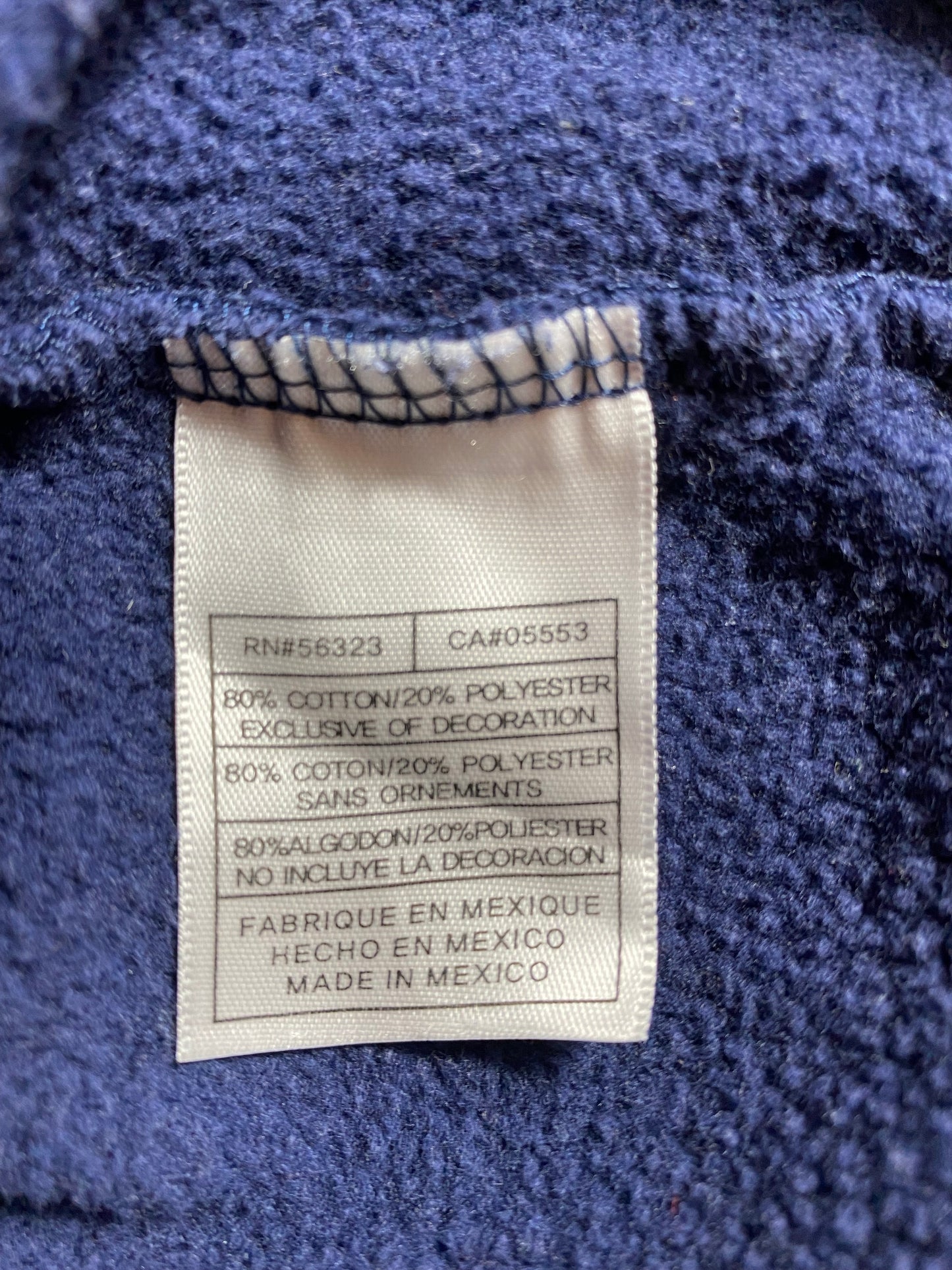 00' NIKE UNIVERSITY OF CONNECTICUT Size No Tag (Approx.XXL) Vintage Hoodie Sweat-shirt  / K4250