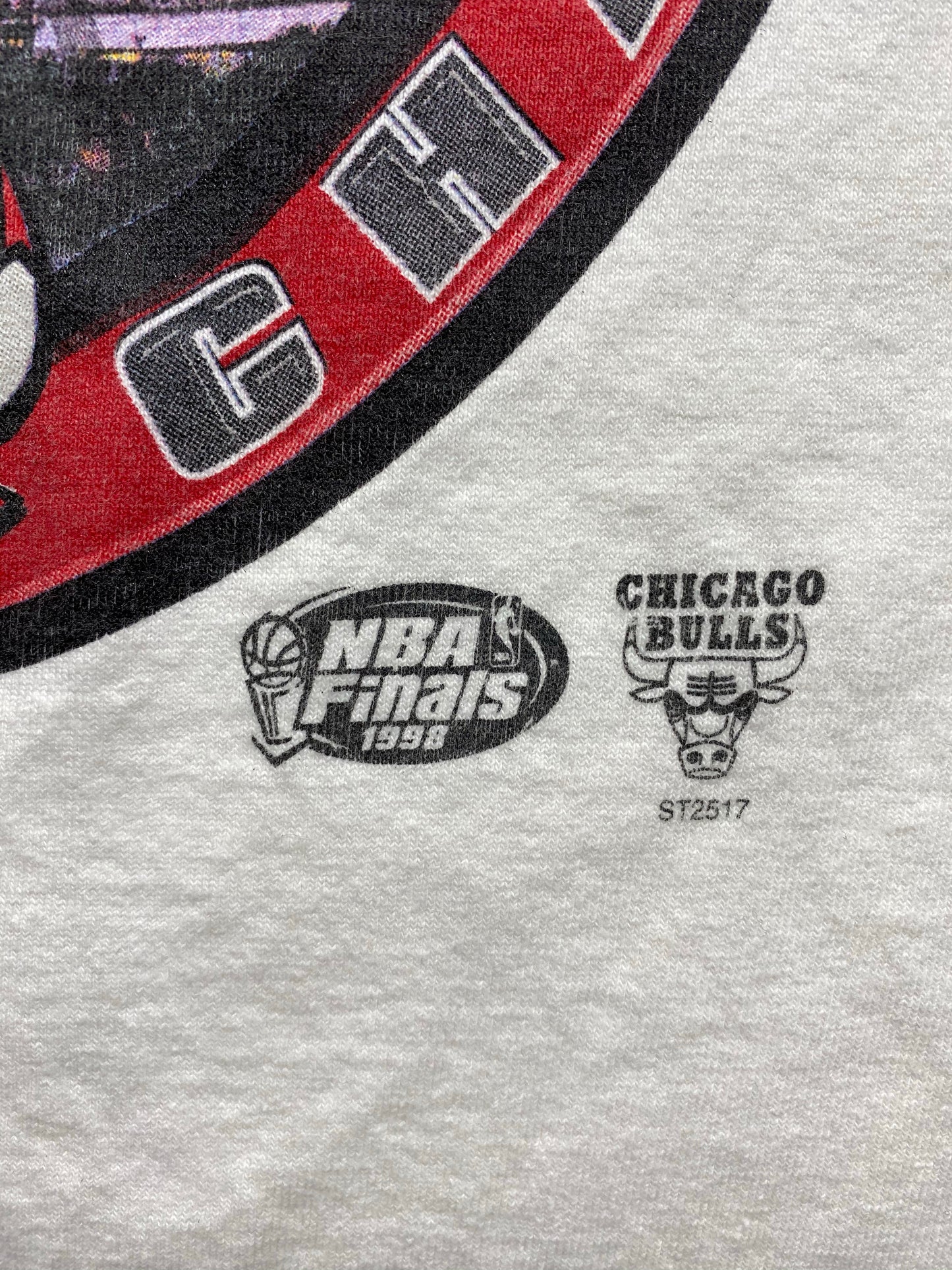 1998 Starter x Chicago Bulls Made in USASize L Vintage T-shirt   / 5974