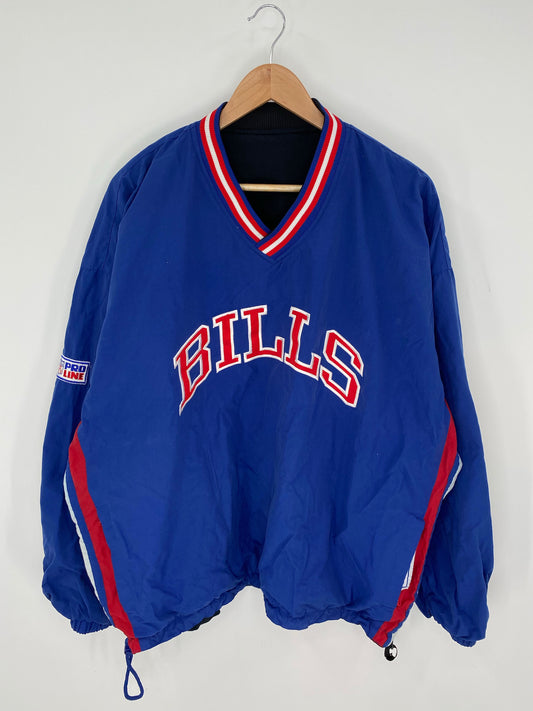 90’s STARTER x BUFFALO BILLS Size XL Vintage NFL Reversible Nylon Jacket  / K9067