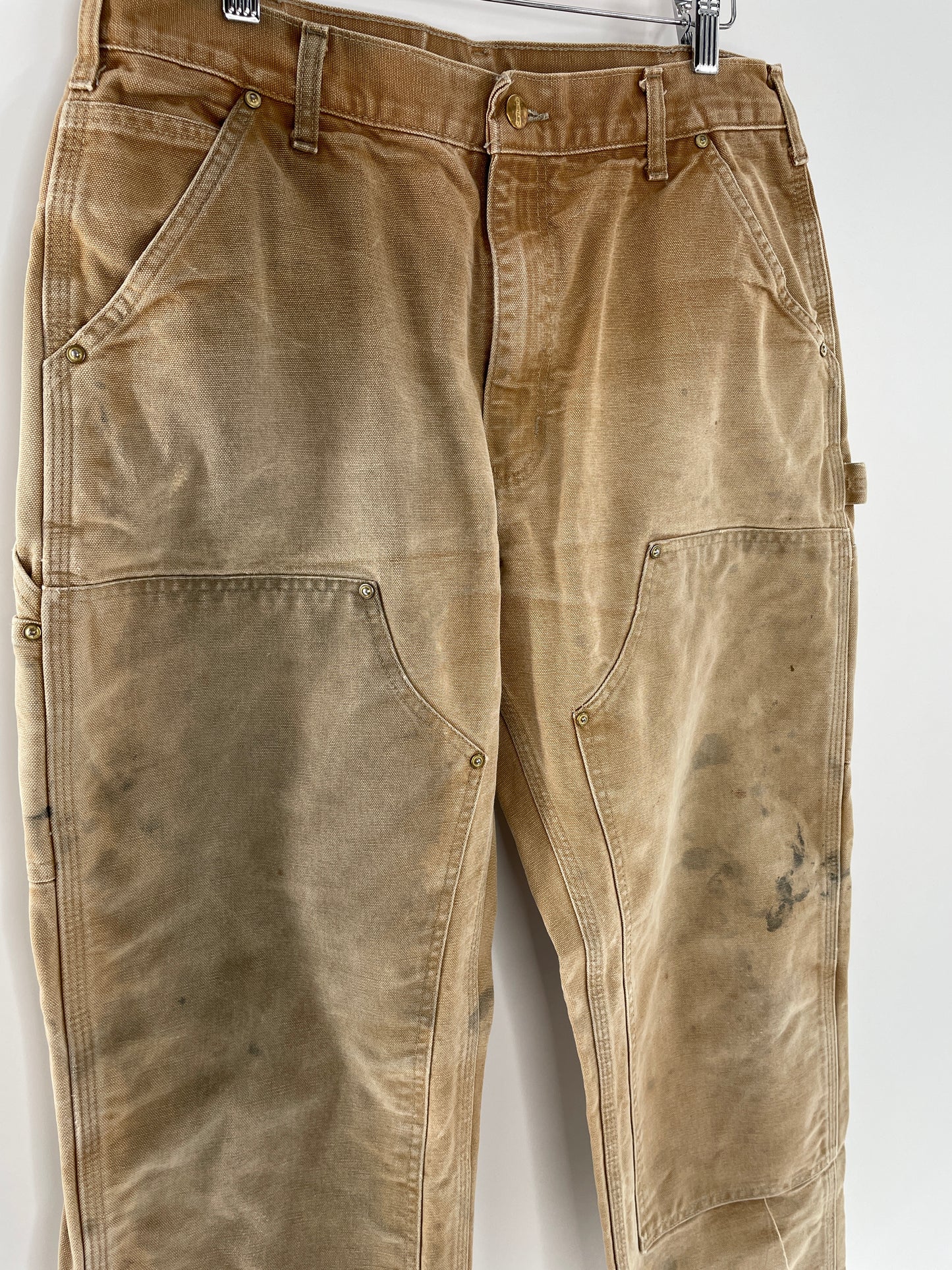 .Vintage CARHARTT Double Knee Made in USA Size W32xL28 Duck Pant / A8900
