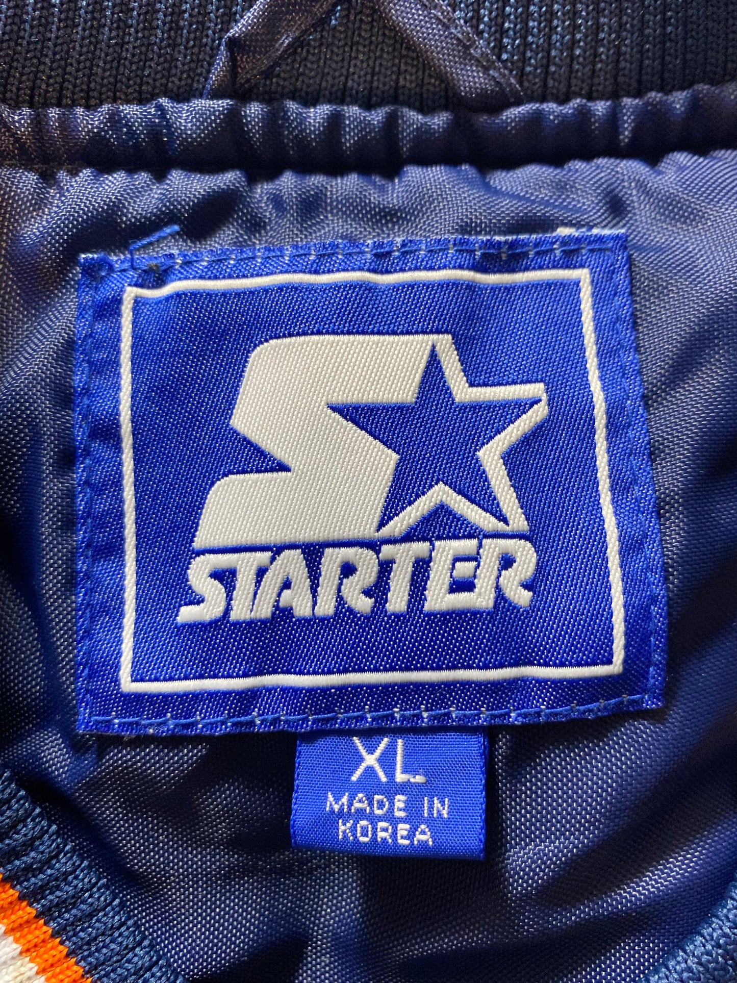 90’s STARTER x ILLINOIS Size XL Vintage Nylon Jacket  / K8032
