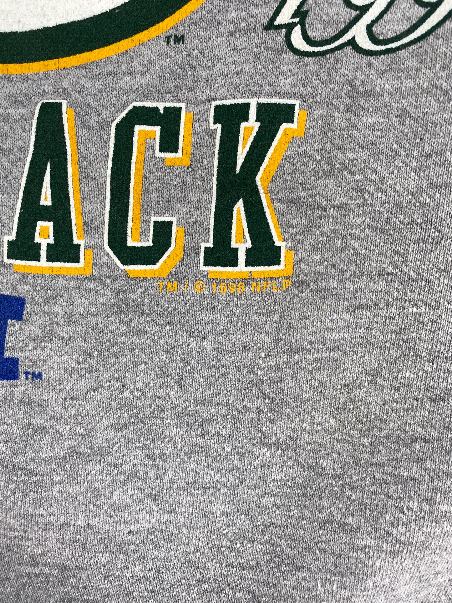 1996 GREEN BAY PACKERS Size L Vintage NFL Sweat-shirt / E313