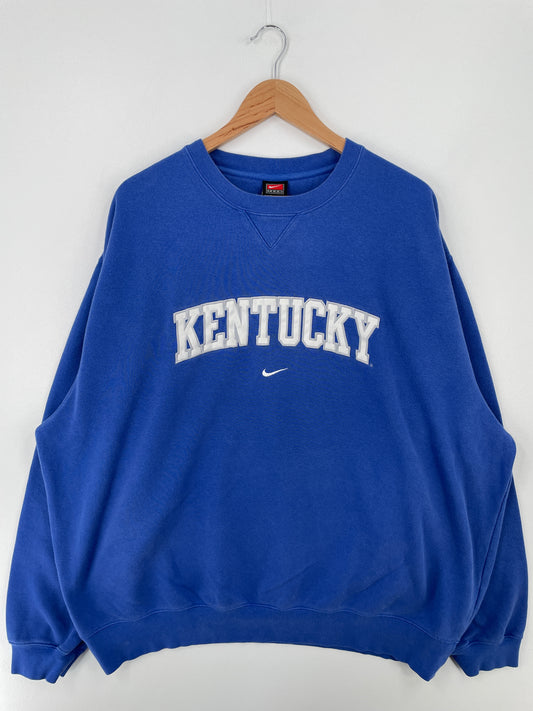 00' NIKE x KENTUCKY Size XXL College Vintage Sweat-Shirt / A9342