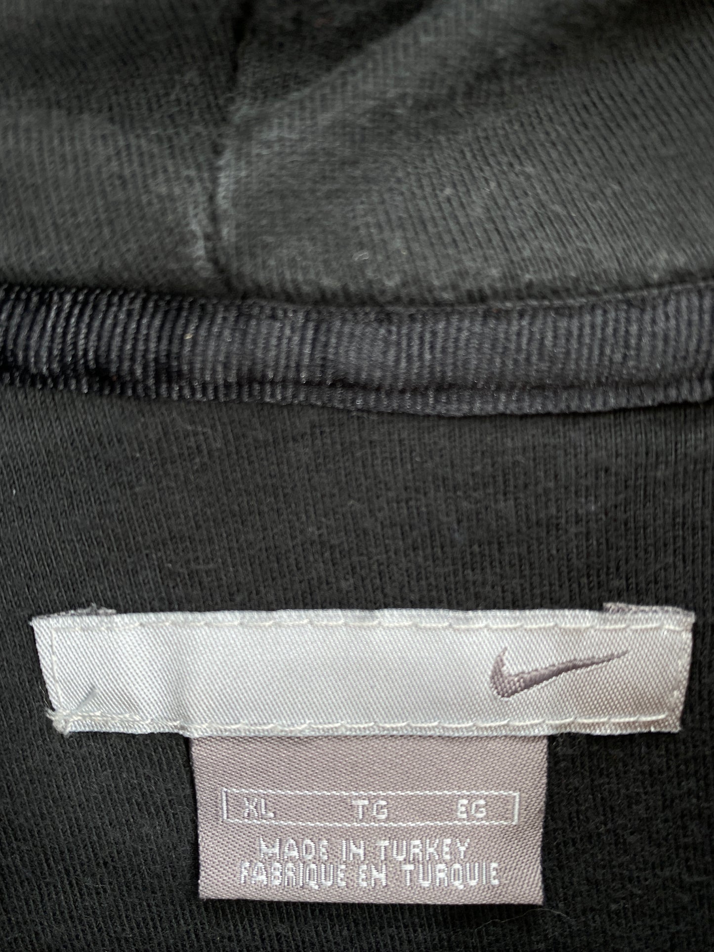 00' NIKE MINI SWOOSH Size XL Vintage Hoodie Sweat-shirt / A6442