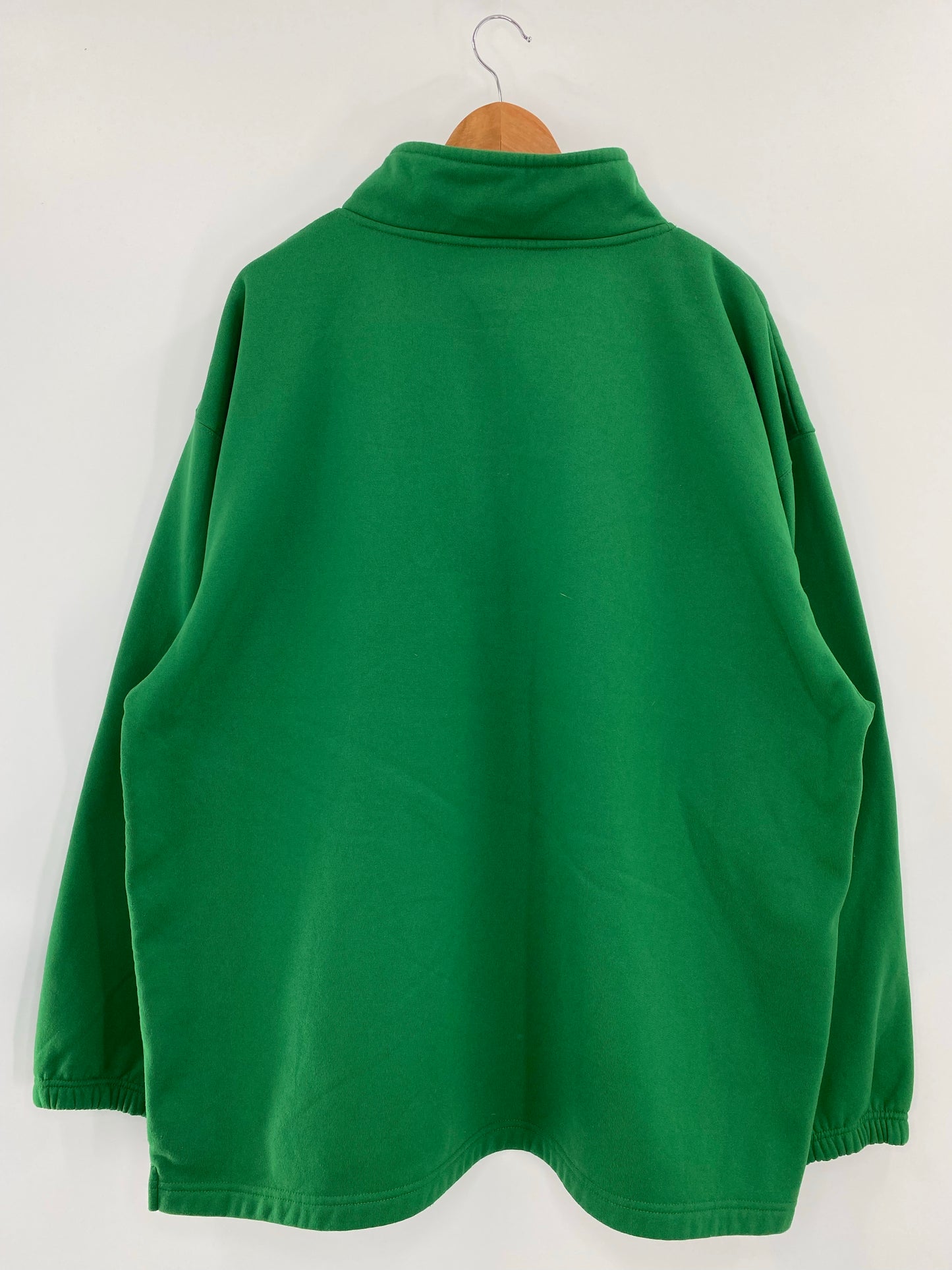 Vintage BOSTON CELTICS Size XXL NBA Half-zip Jersey Material Sweat-Shirt / K4273