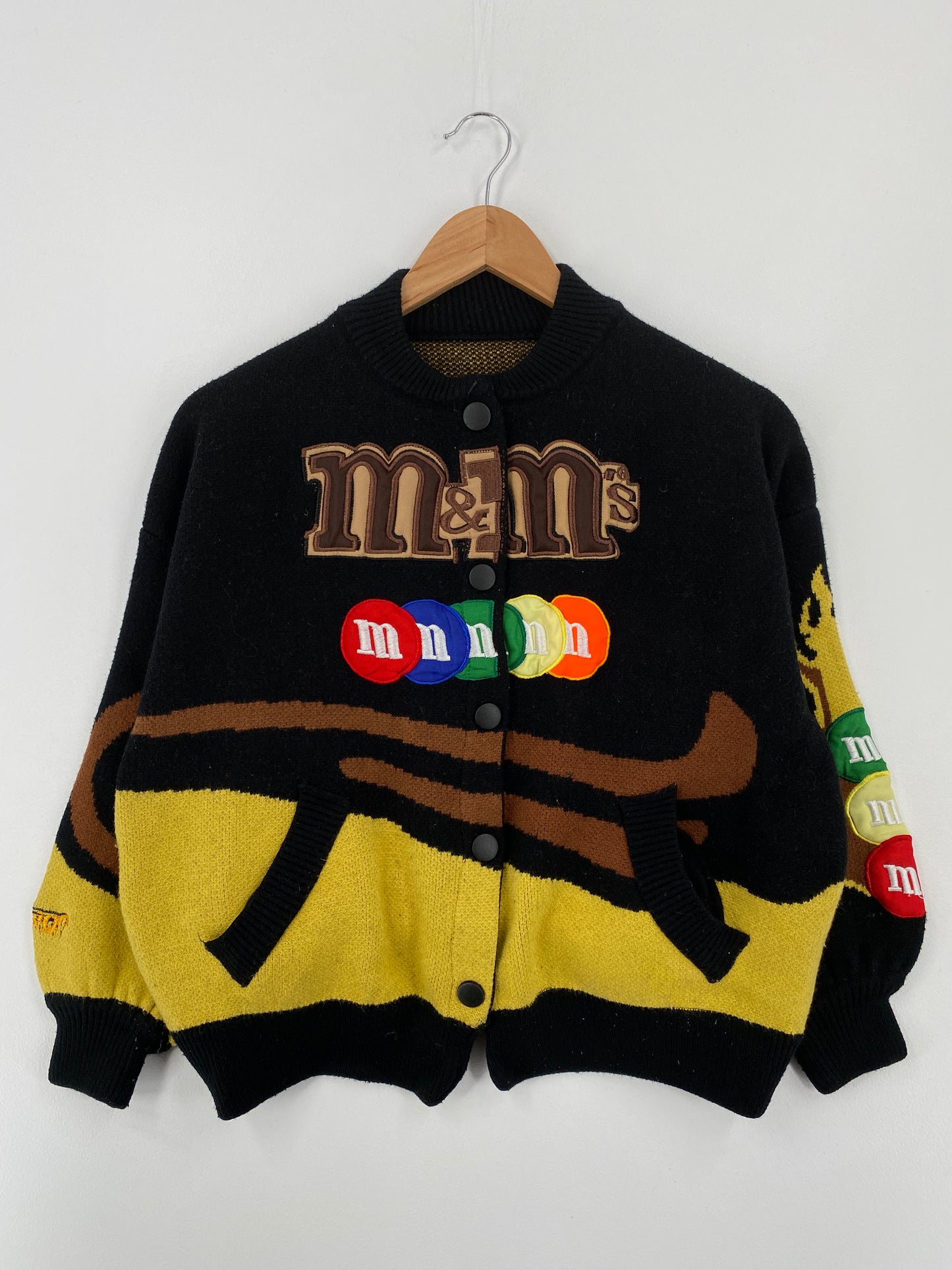 Vintage M&M (No tag) Approx. Size Ladies S Knit Racing Jacket / A9042