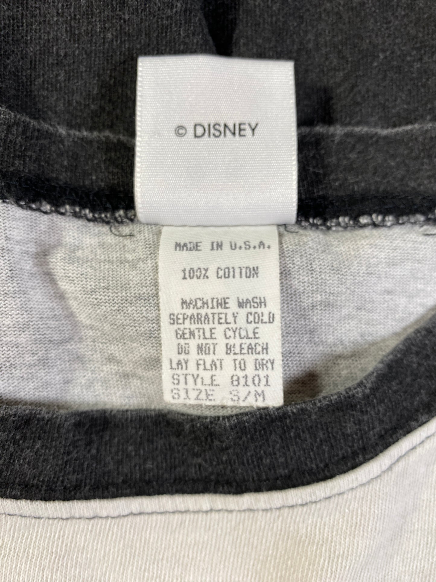 90's DISNEY MICKEY Made in USA Size S-M Vintage T-Shirt / E5431T