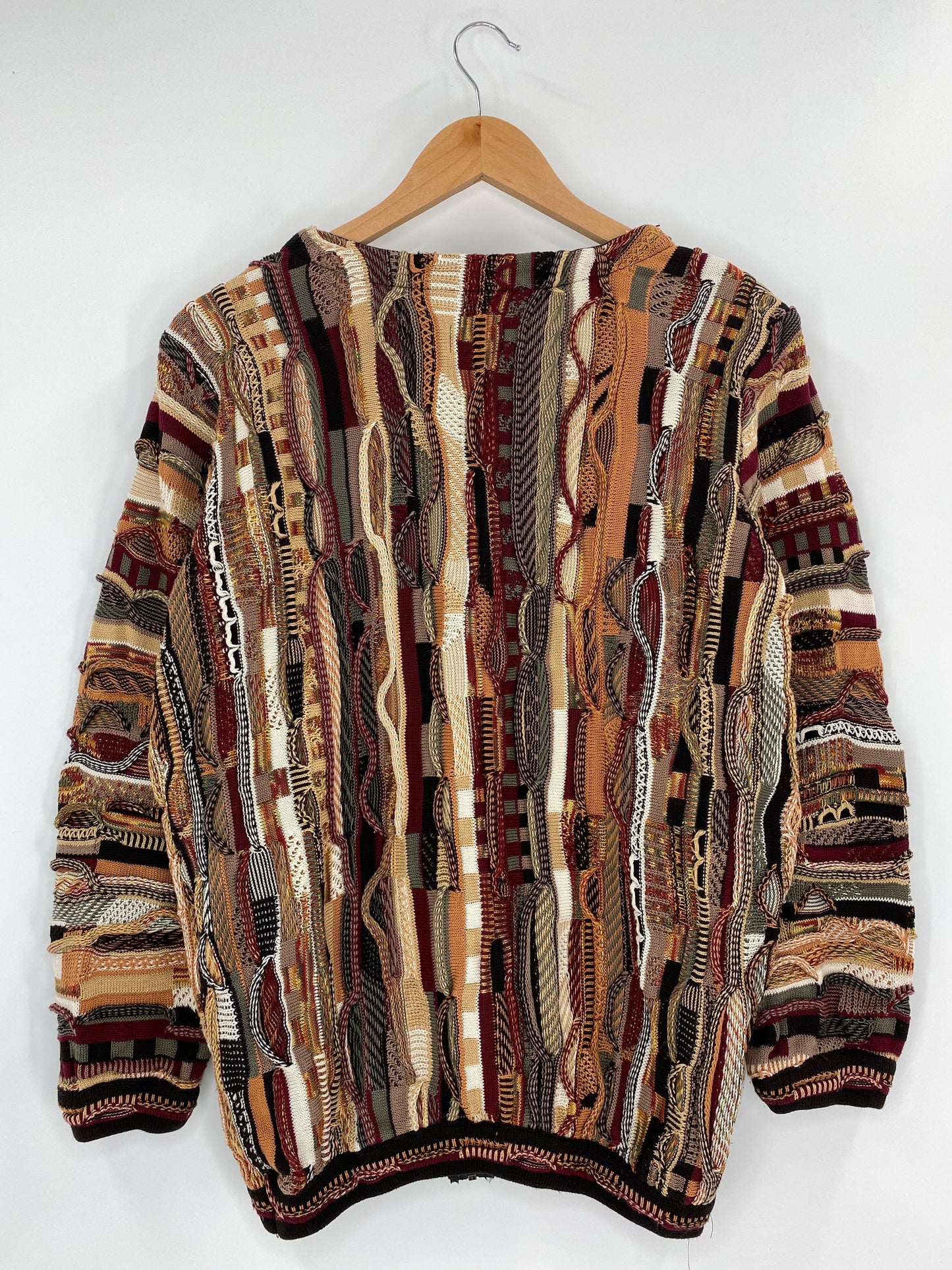 Vintage 3D COOGI- Style Made in USA Size S Knit Sweater / A7912