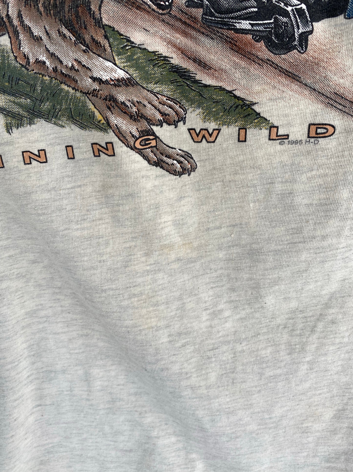 1995 HARLEY DAVIDSON Made in USA Size XL Vintage T-Shirt / K7826