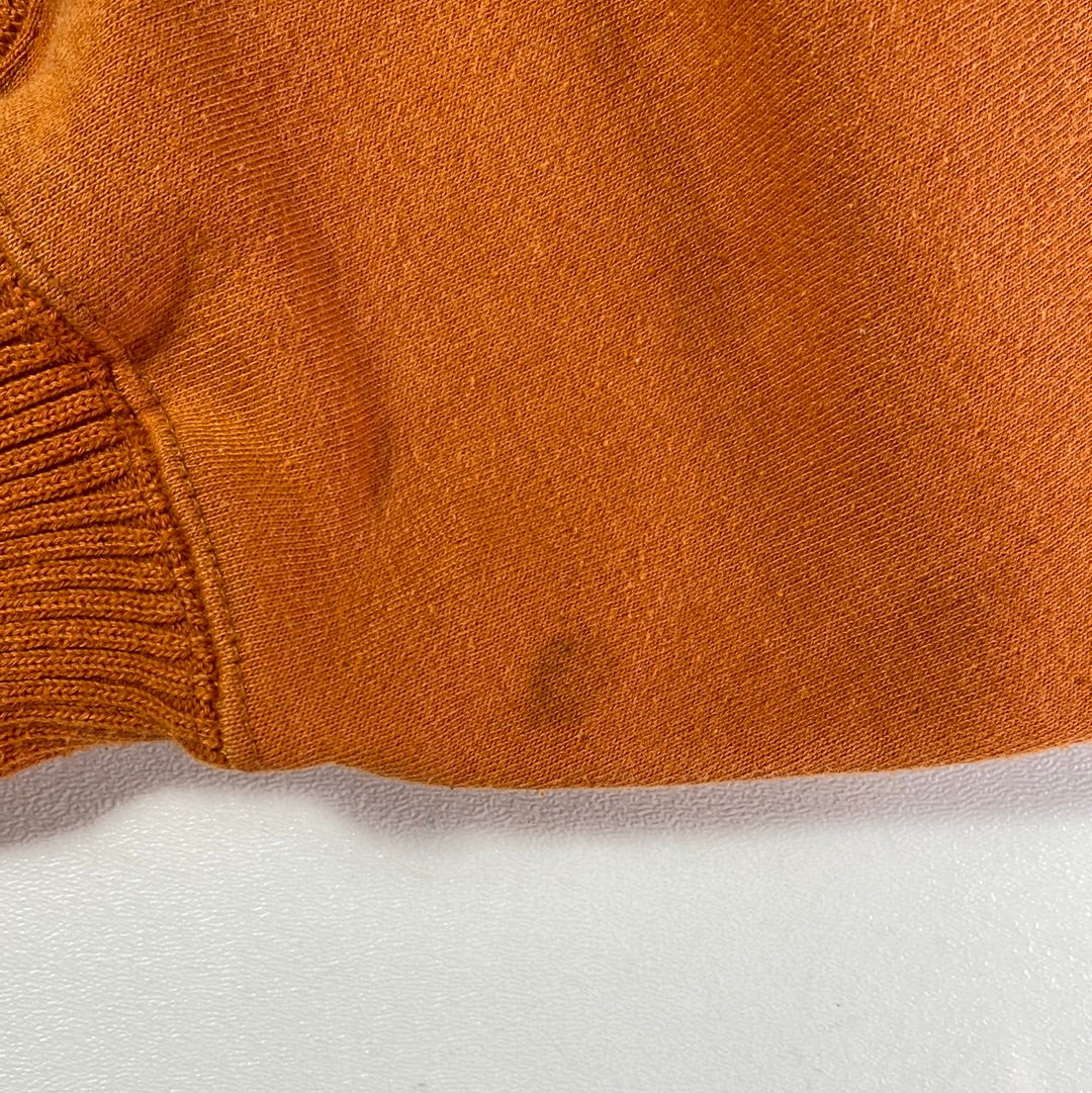 00' UNIVERSITY OF TEXAS Size L Vintage College Half Zip Sweat-Shirt / A7160