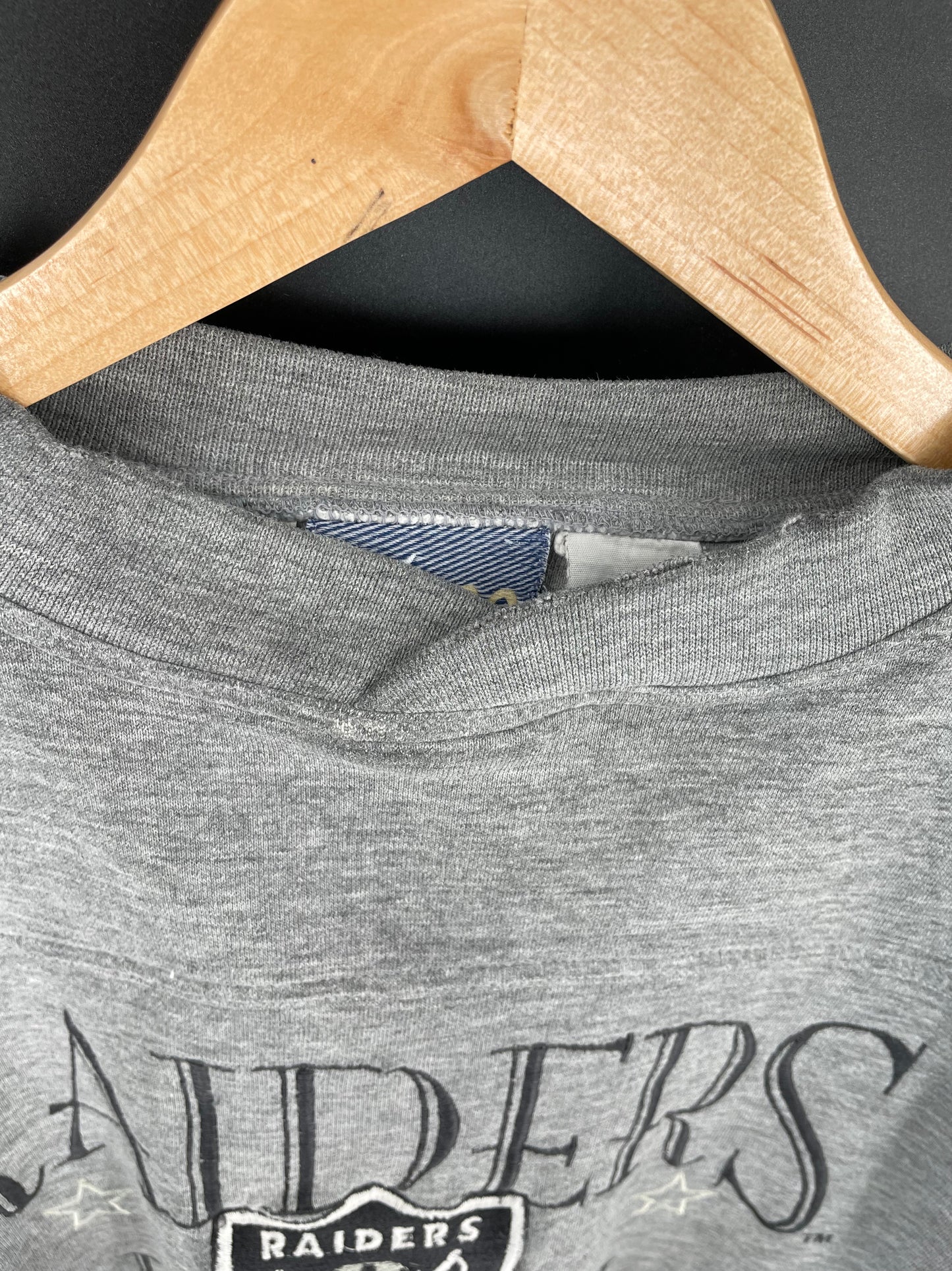 90’s RAIDERS Size No Tag (Approx.XL) NFL Sweat-Shirts/ A99