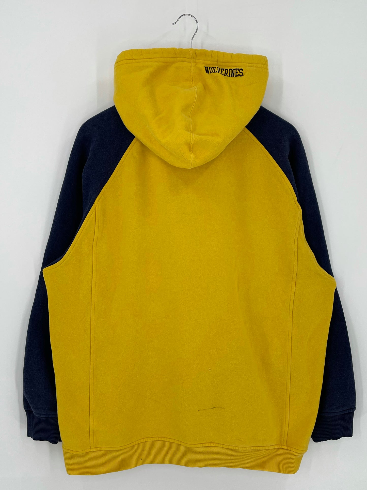 00' NIKE WOLVERINES Size L Vintage Hoodie Sweat shirt / K5356