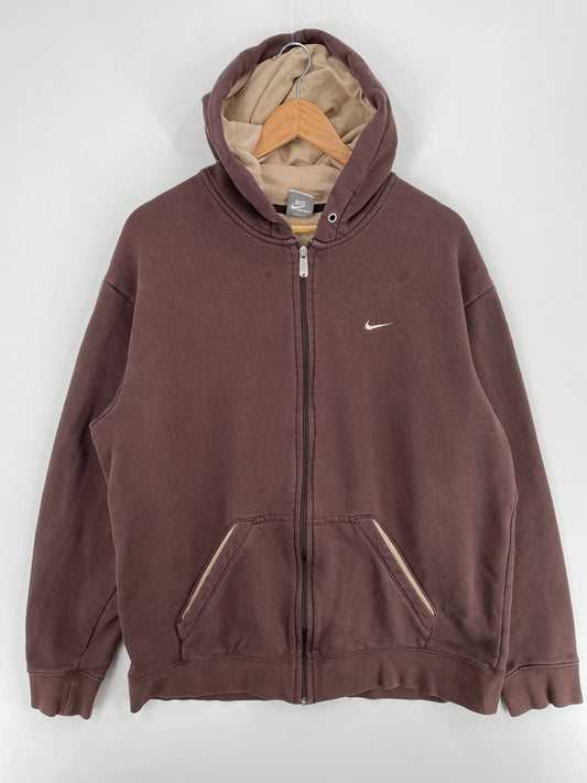 00’ NIKE MINI SWOOSH Size XL Vintage Zip-Up Sweat-Shirts / A5151