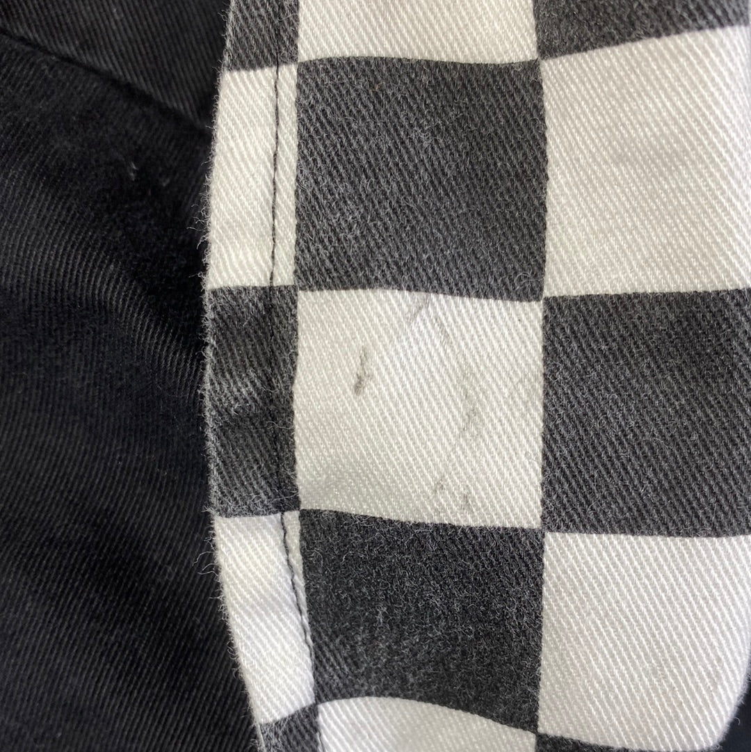 90’s CHECKER PRINT Made in USA Size M Zip Up Jacket / E4924J