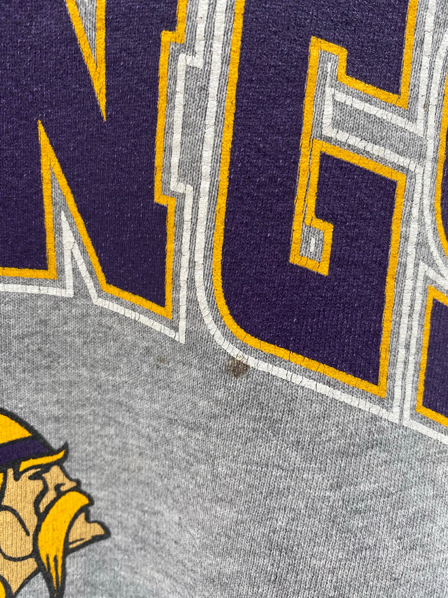 90’s STARTER x MINNESOTA VIKINGS Made in USA Size M Vintage NFL Sweat-Shirt / K6262