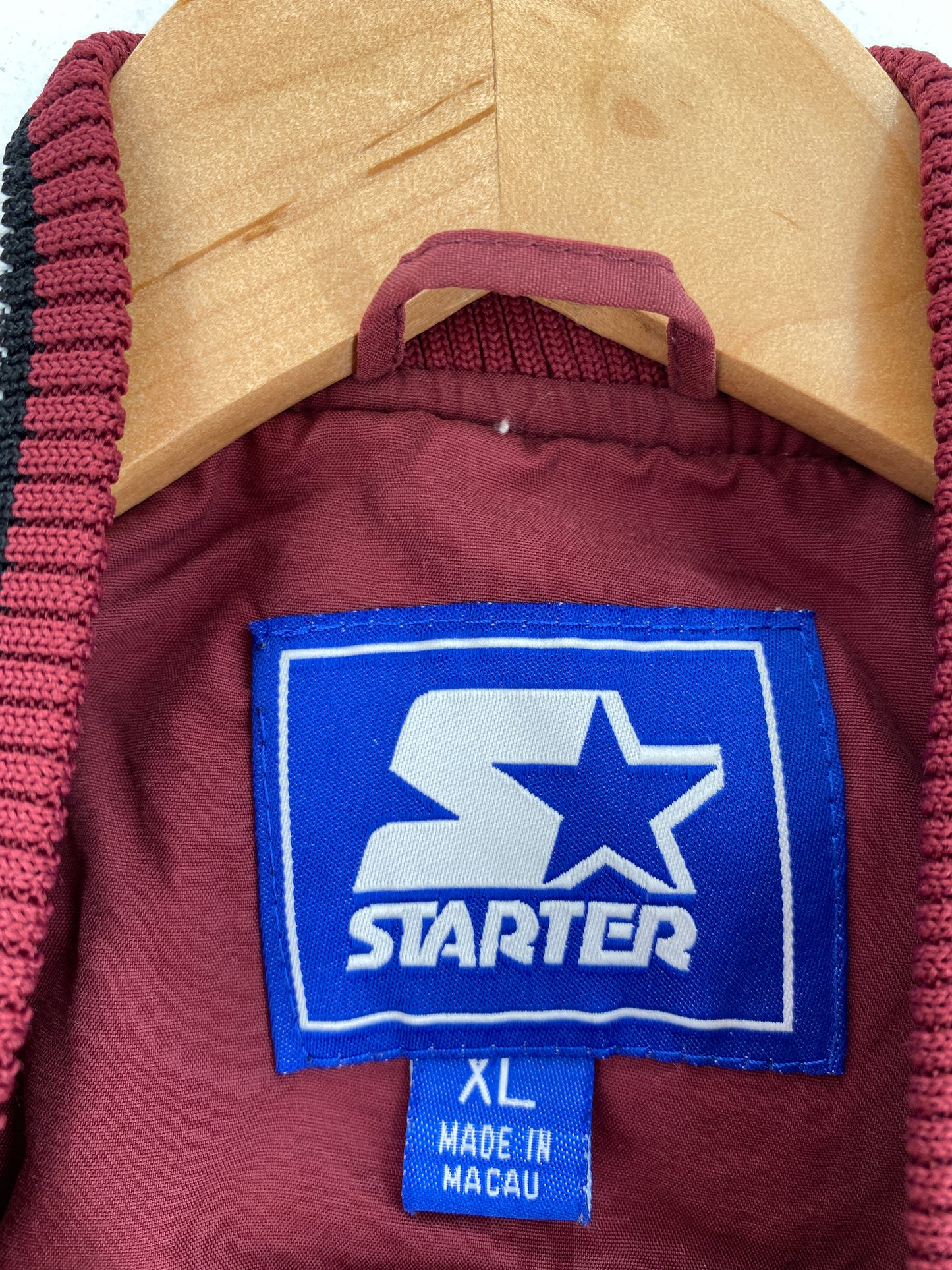 90’s STARTER x MISSISSIPPI STATE Size XL Vintage College Nylon Jacket / A5291