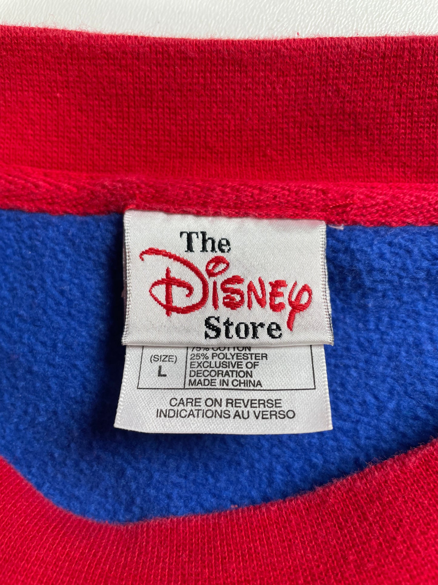 00' DISNEY MICKEY Size L Vintage Sweat-Shirt / E1574S