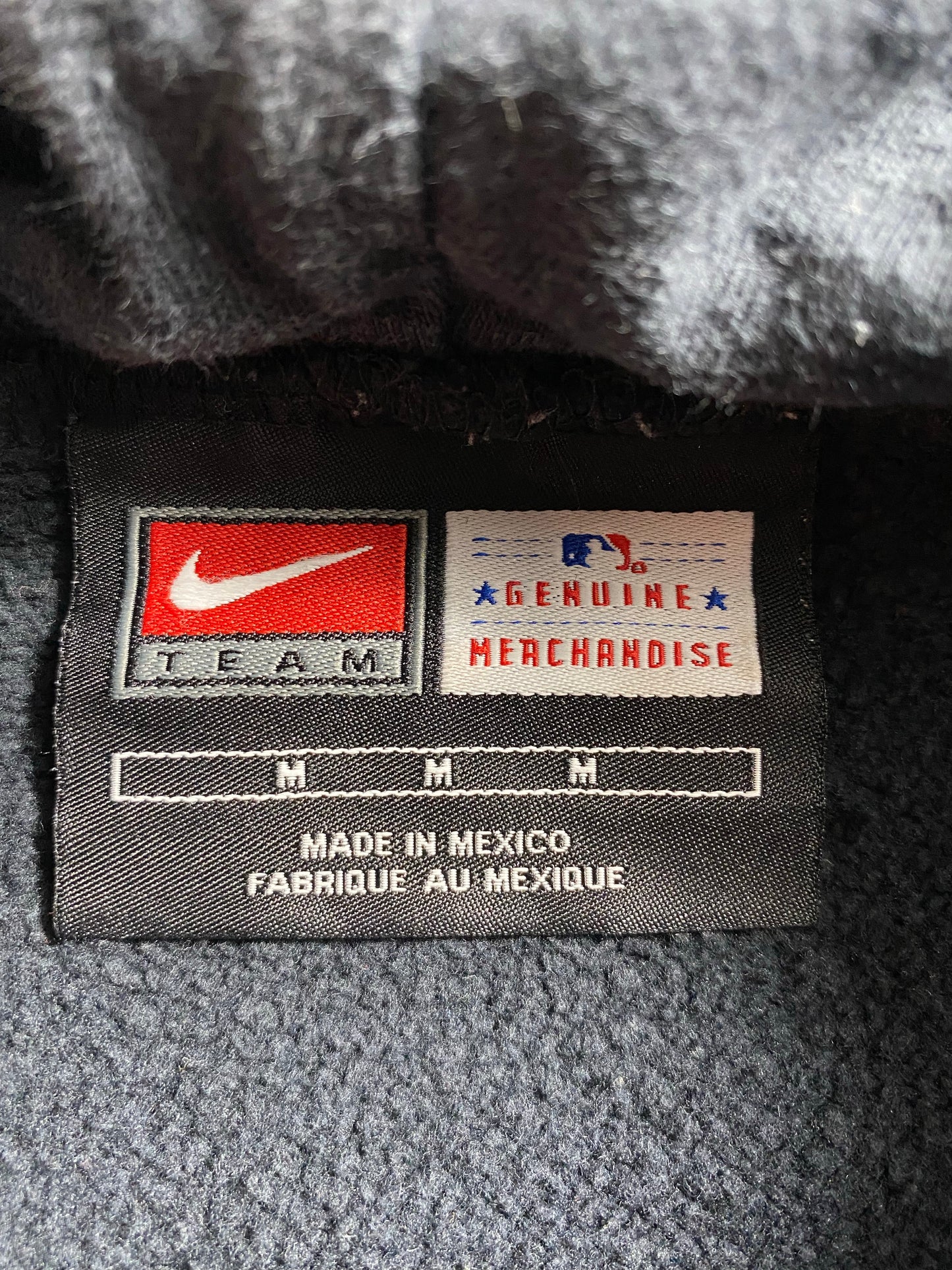 00' NIKE METS Size M Vintage MLB Hoodie Sweat-shirt / K5950